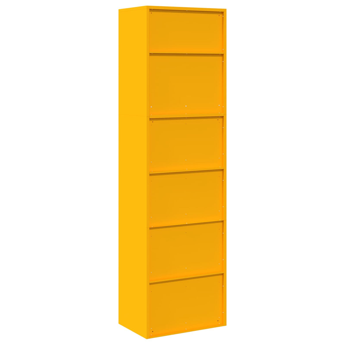 Armoire de rangement 2 pc Jaune moutarde 60 x 40 x 210 cm Acier