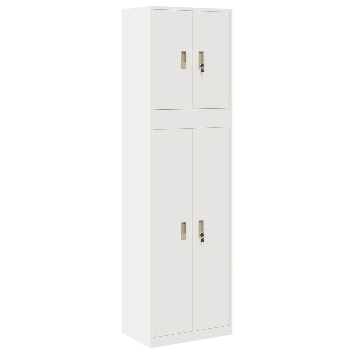 Armoire de rangement 2 pc 60 x 40 x 210 cm Acier Verrouillable
