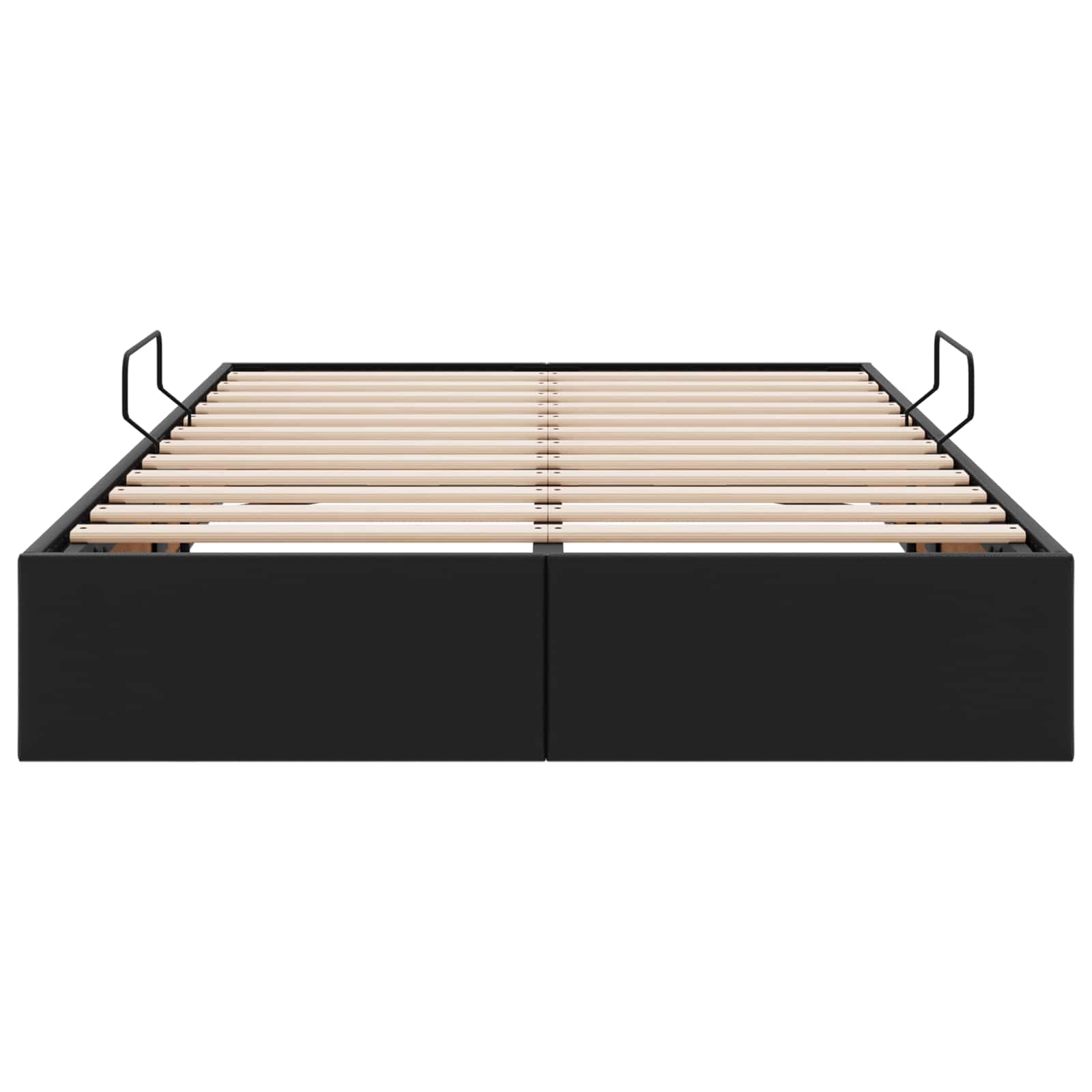 Cadre de lit ottoman Noir 120 x 190 cm Simili cuir