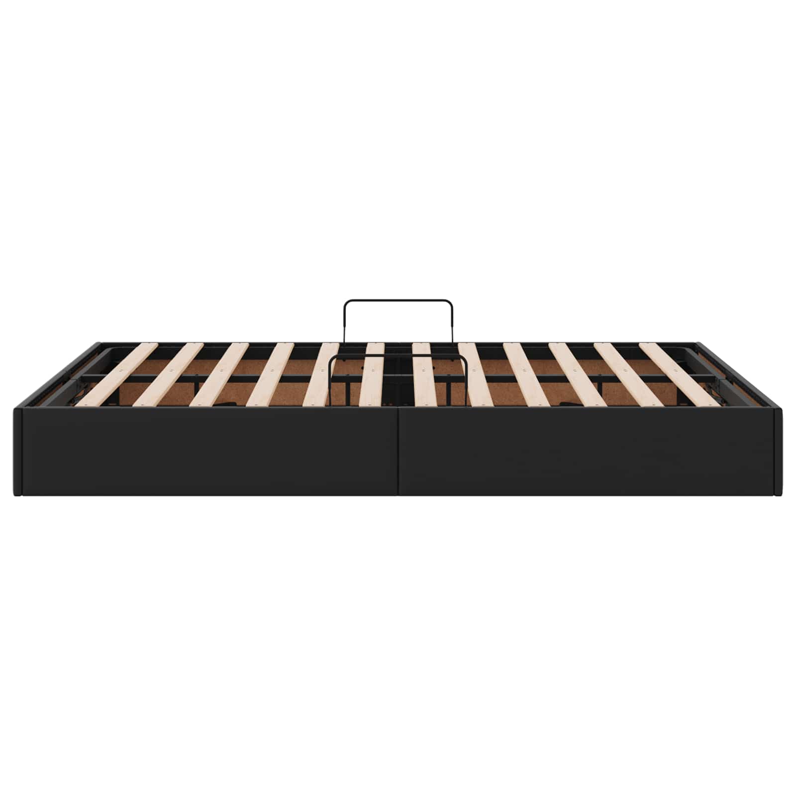 Cadre de lit ottoman Noir 140 x 190 cm Simili cuir