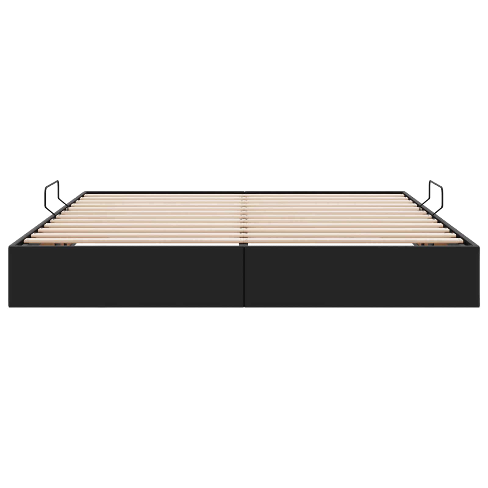 Cadre de lit ottoman Noir 180 x 200 cm Simili cuir