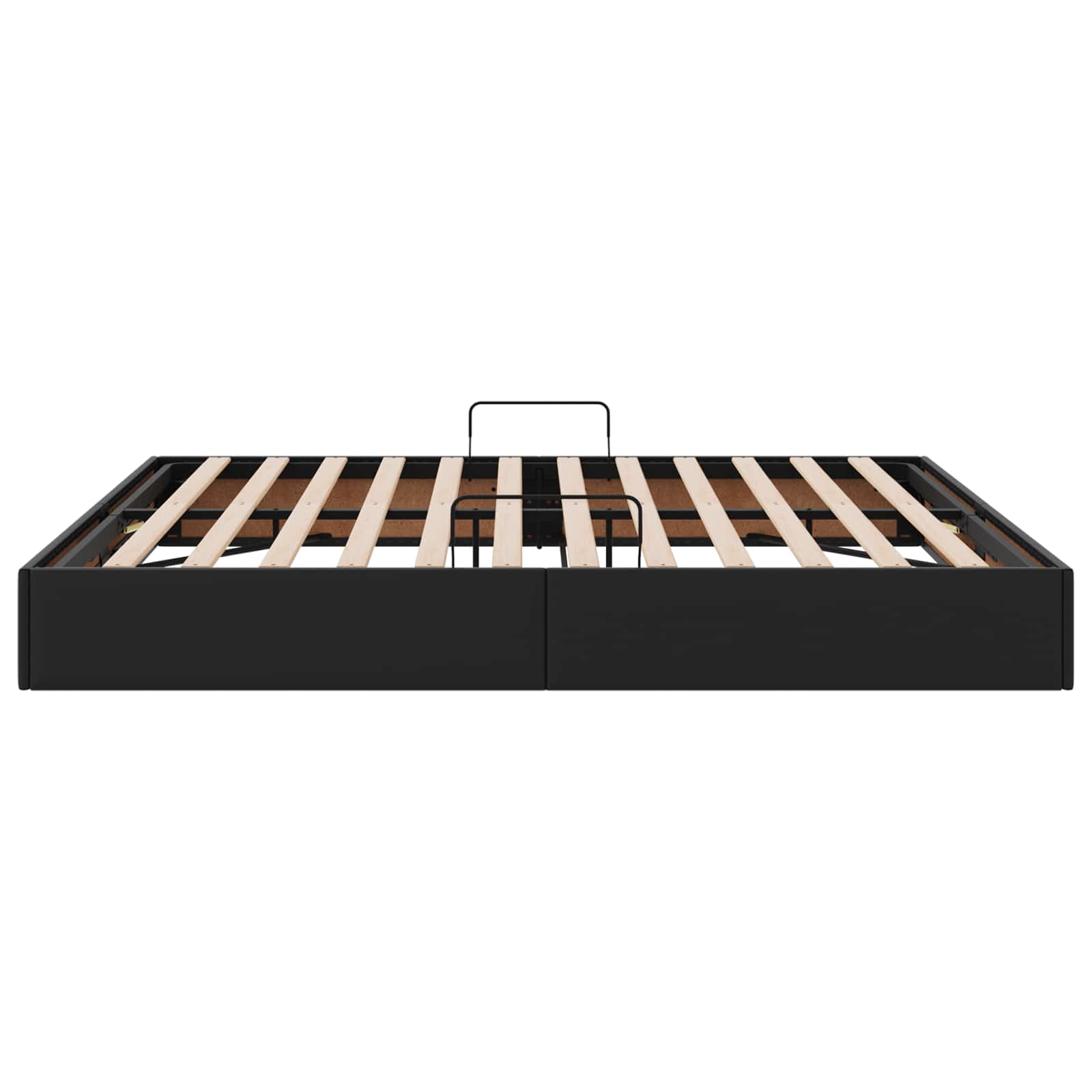 Cadre de lit ottoman Noir 180 x 200 cm Simili cuir