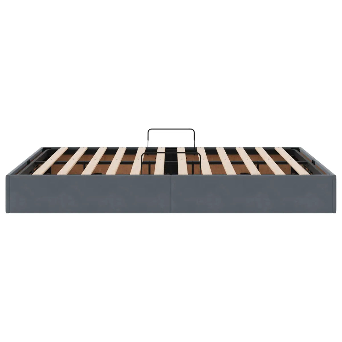 Cadre de lit ottoman Gris foncé 140 x 190 cm Velours - XIOS