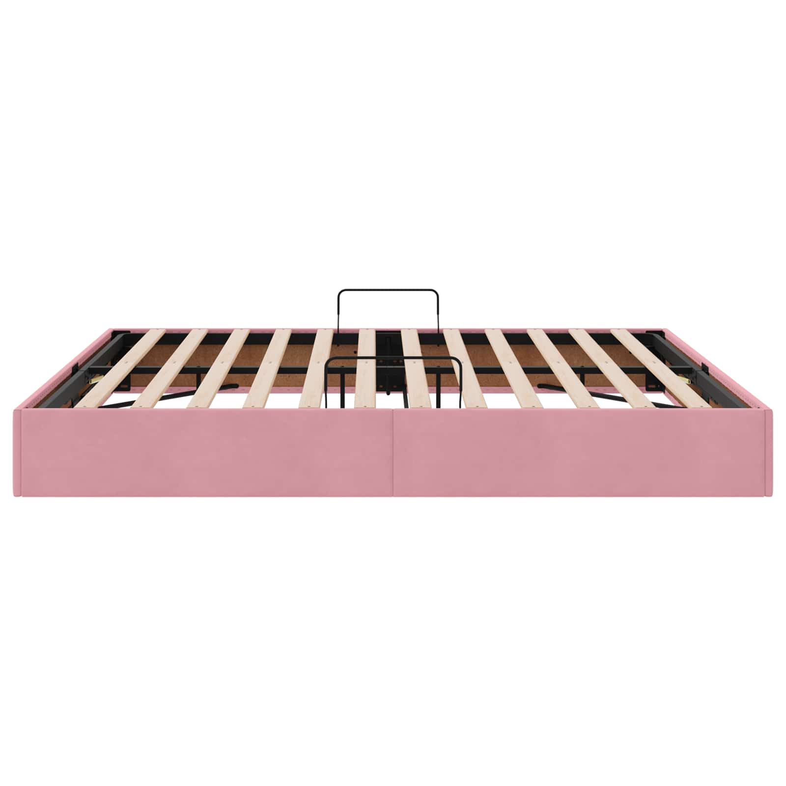 Cadre de lit ottoman avec stockage Rose 160 x 200 cm Velours - XIOS