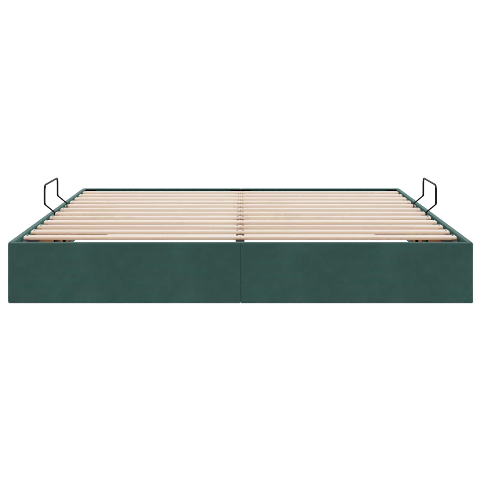 Cadre de lit ottoman Vert foncé 180 x 200 cm Velours - XIOS