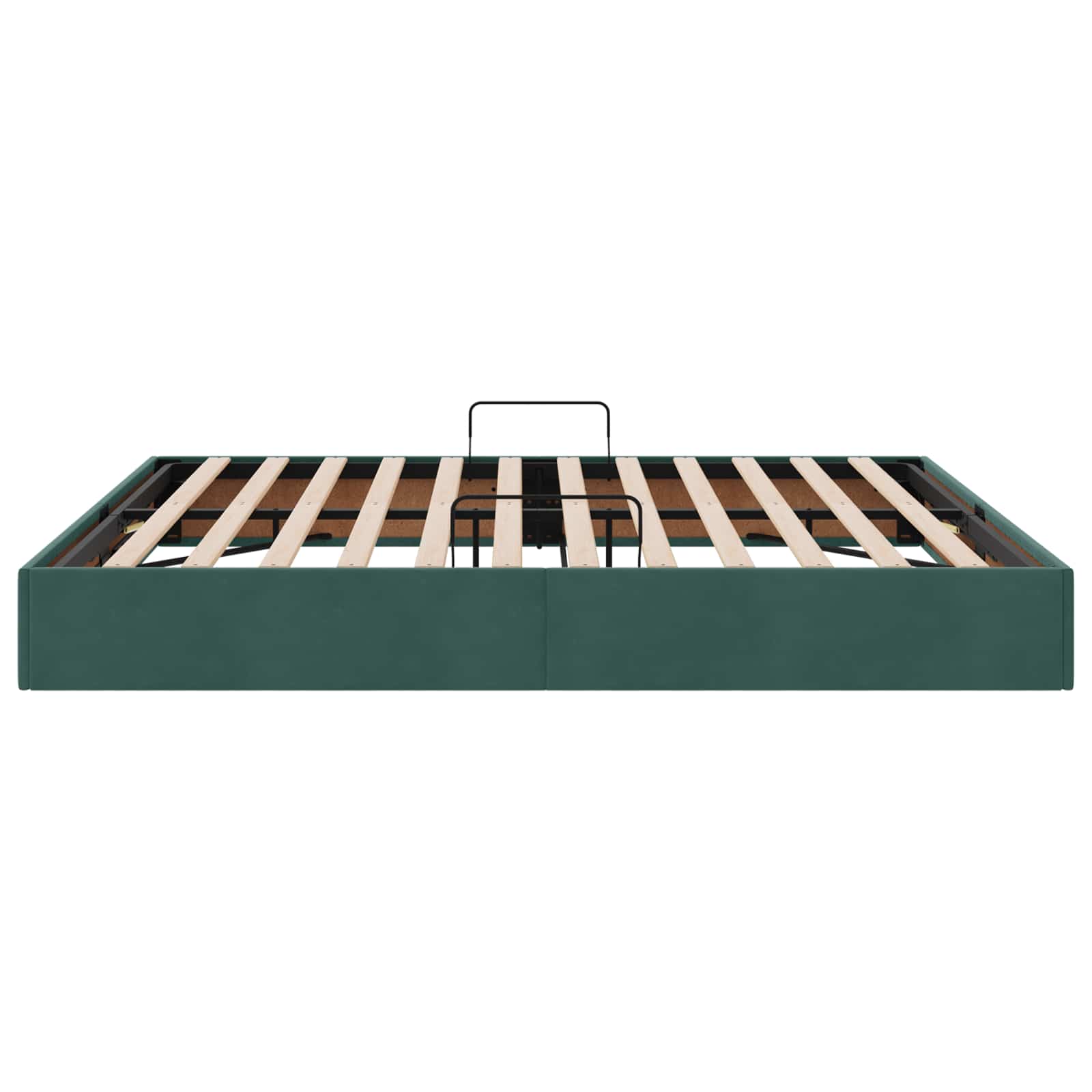 Cadre de lit ottoman Vert foncé 180 x 200 cm Velours - XIOS