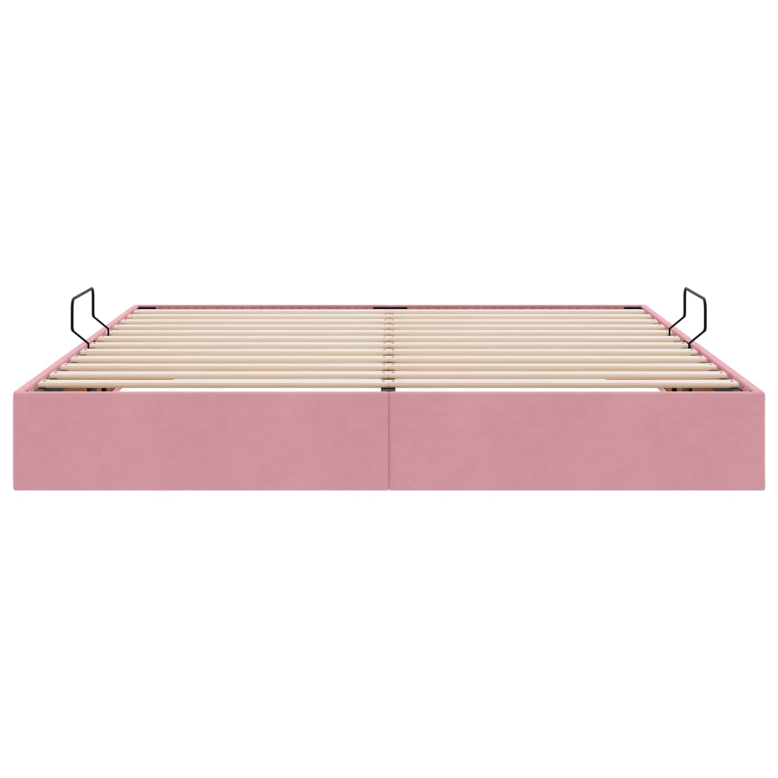 Cadre de lit ottoman avec stockage Rose 180 x 200 cm Velours - XIOS