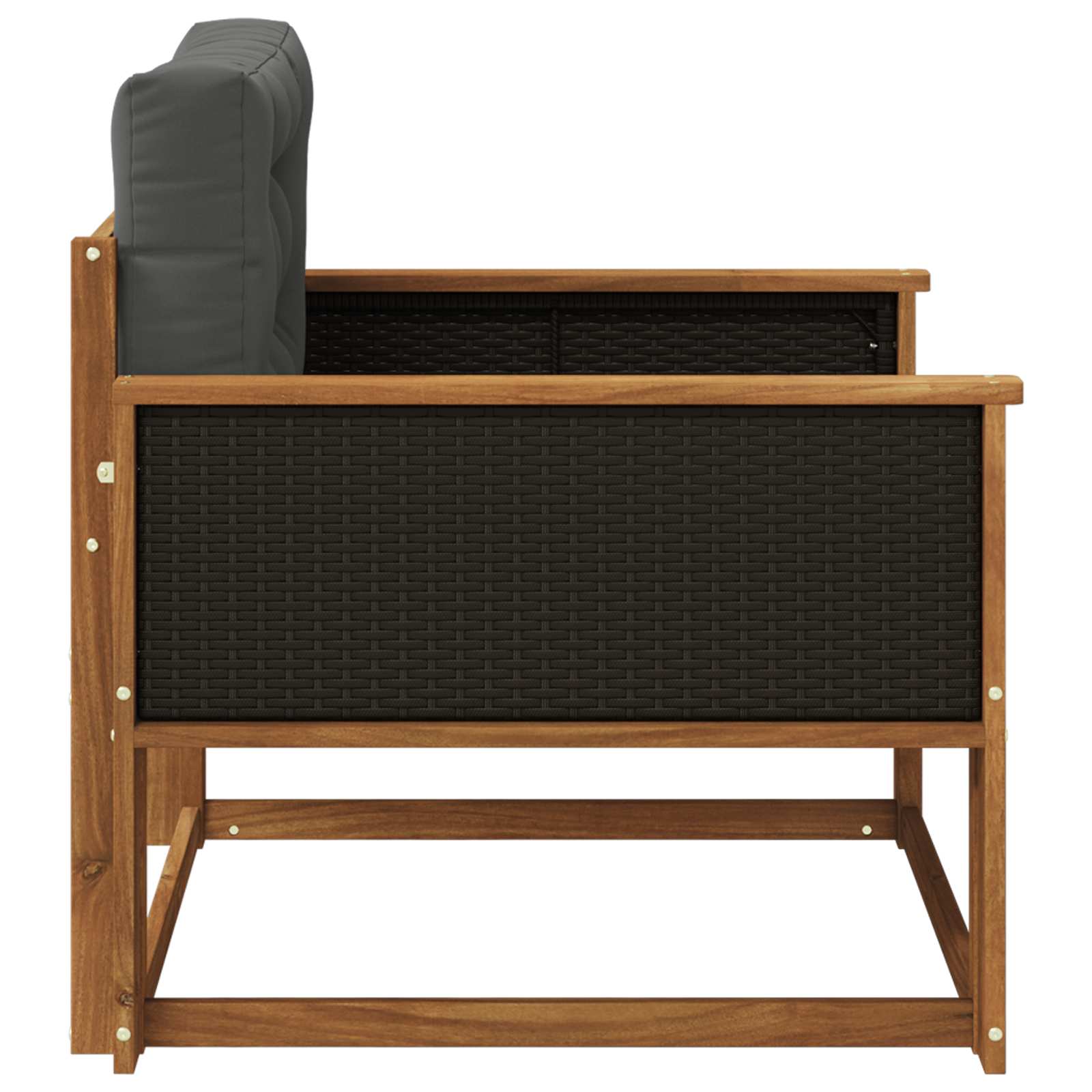 Sofa de milieu extérieur Bois d'Acacia Massif Naturel - XIOS