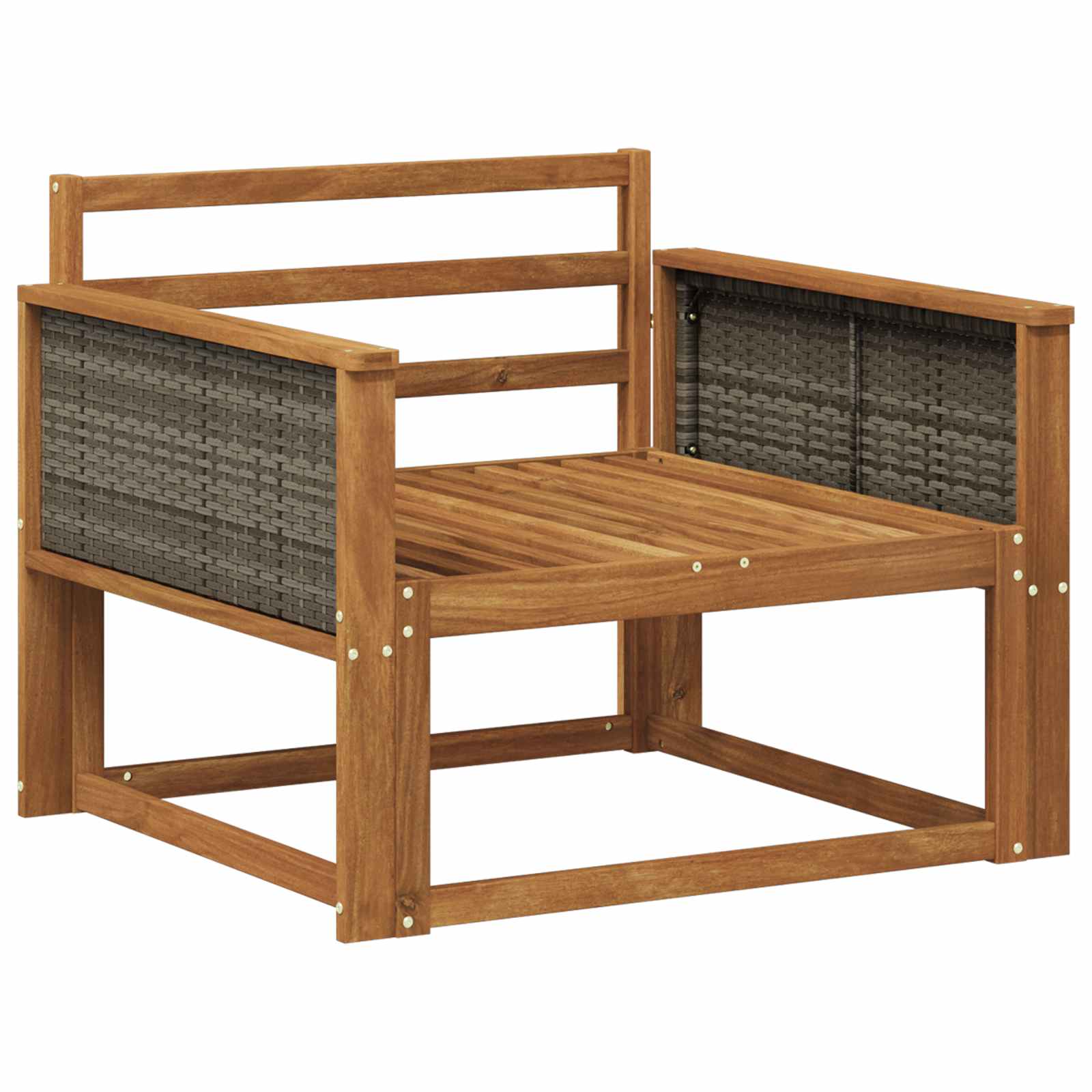 Sofa de milieu extérieur Bois d'Acacia Massif Naturel - XIOS