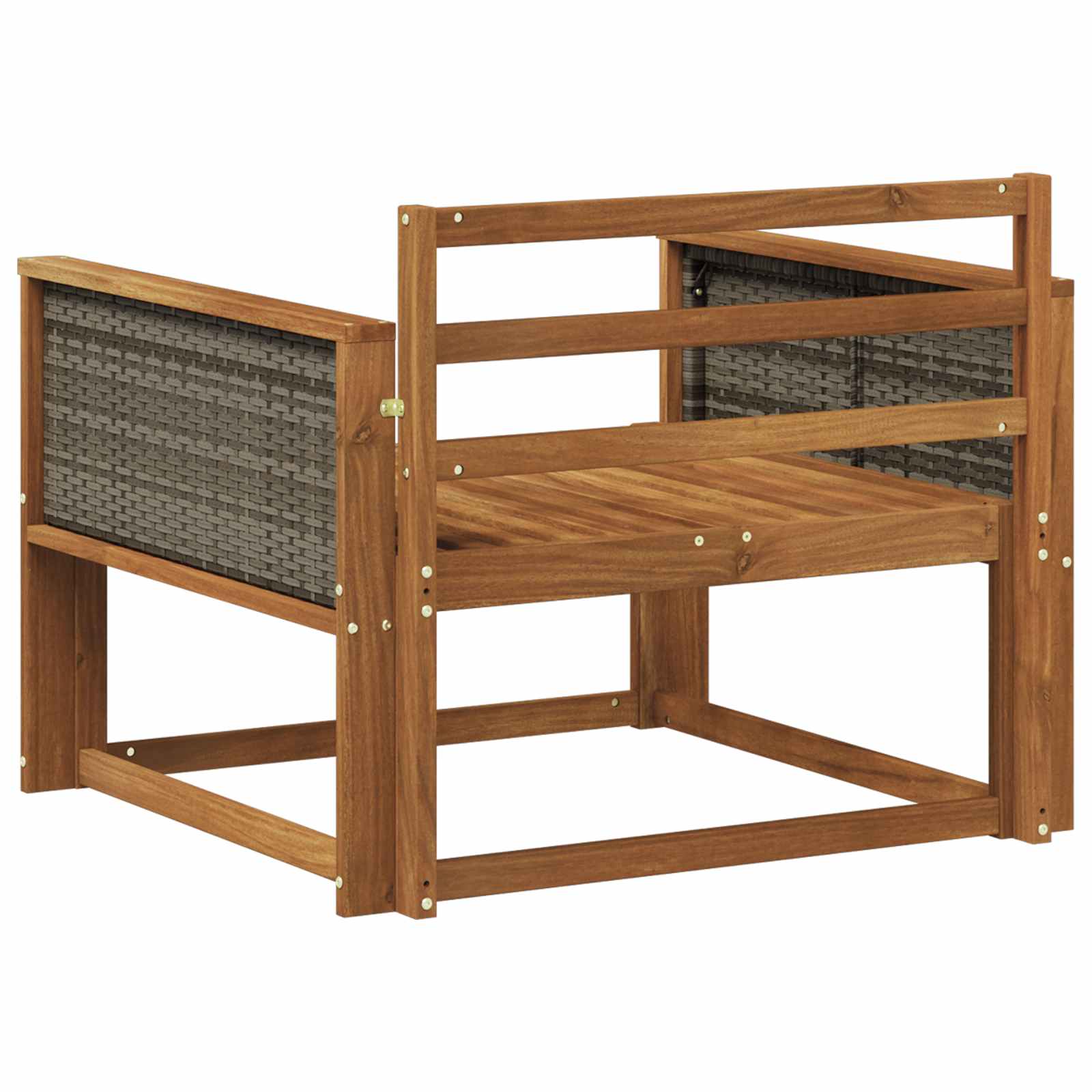 Sofa de milieu extérieur Bois d'Acacia Massif Naturel - XIOS