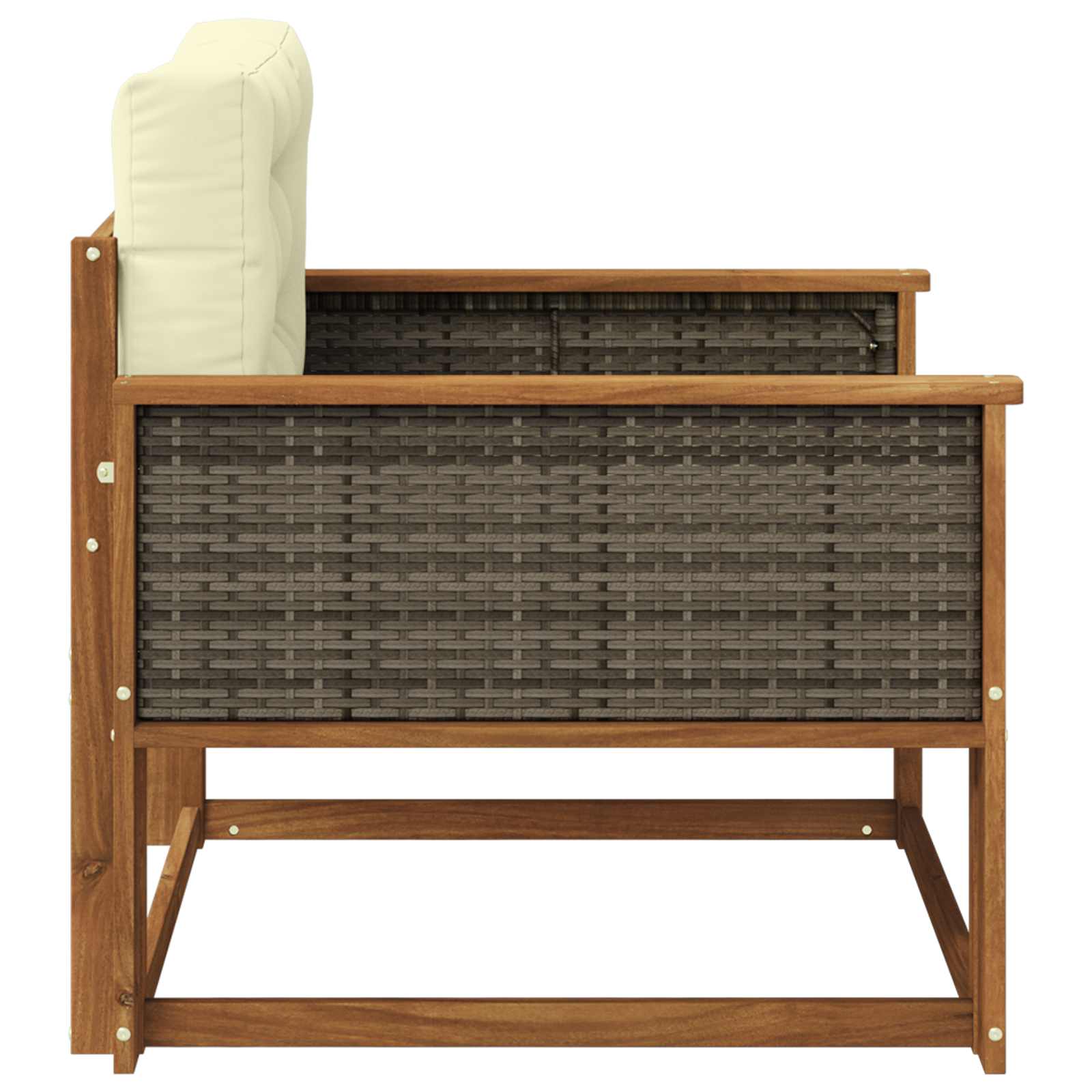 Sofa de milieu extérieur Bois d'Acacia Massif Naturel - XIOS