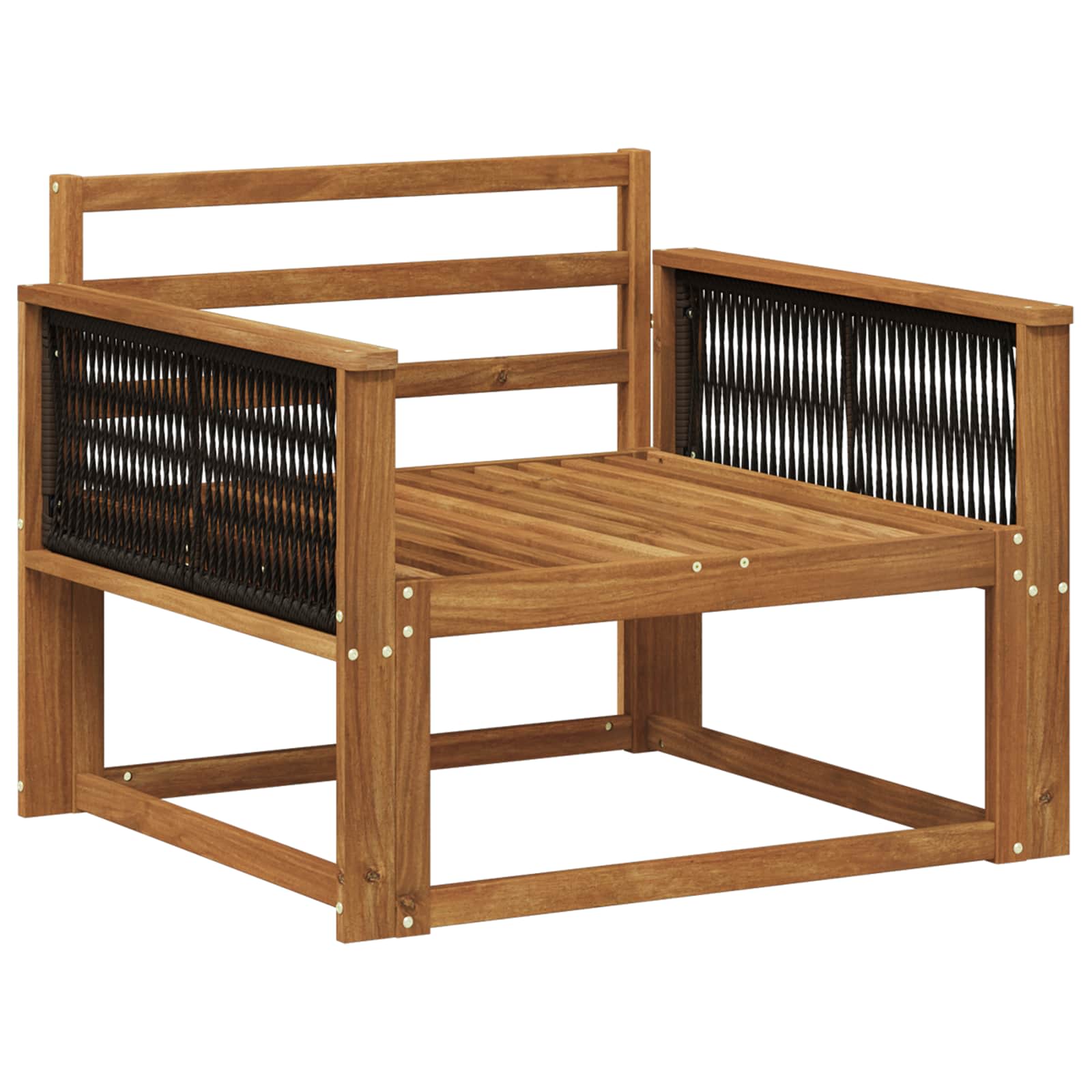 Sofa de milieu extérieur Bois d'Acacia Massif Naturel - XIOS