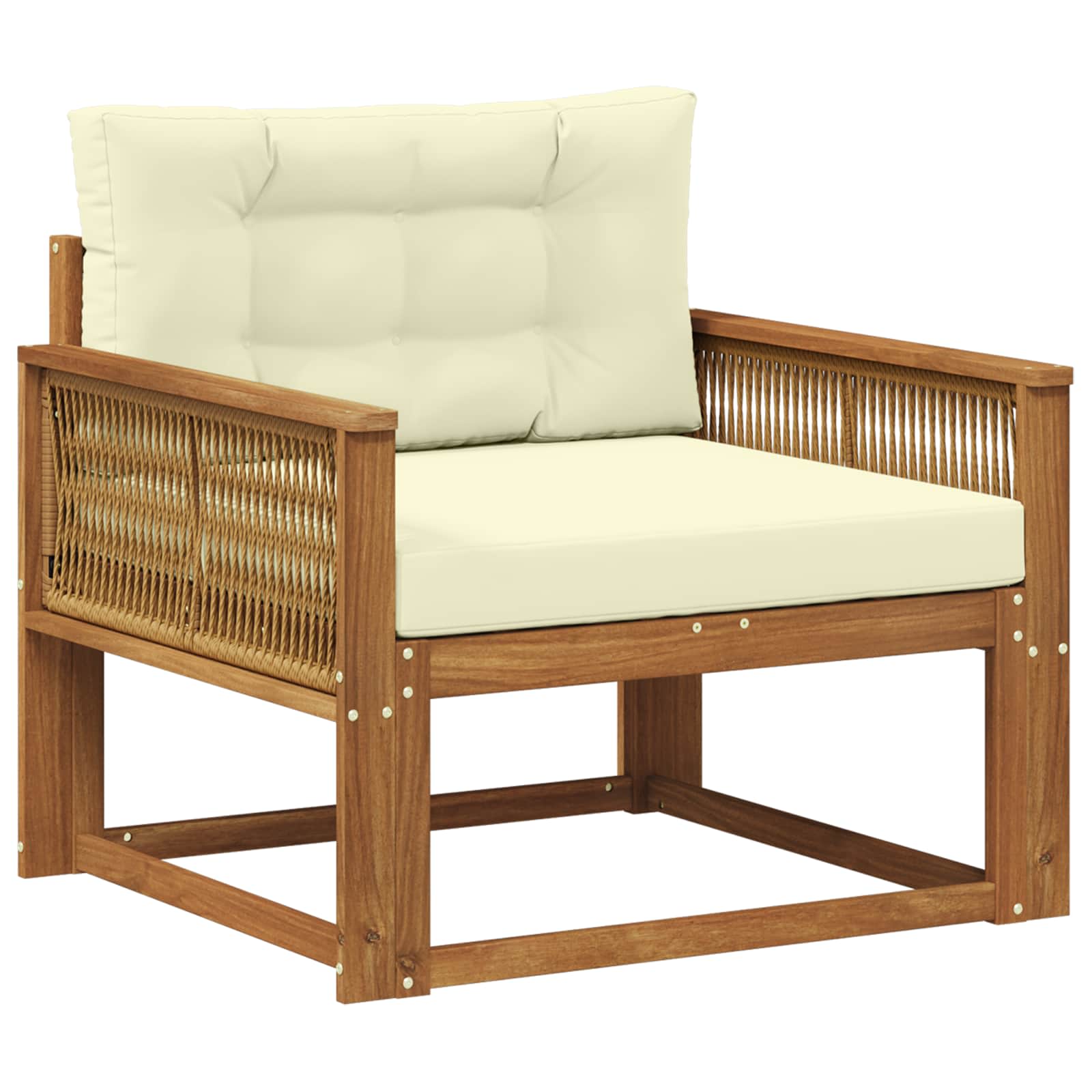 Sofa de milieu extérieur Bois d'Acacia Massif Naturel - XIOS