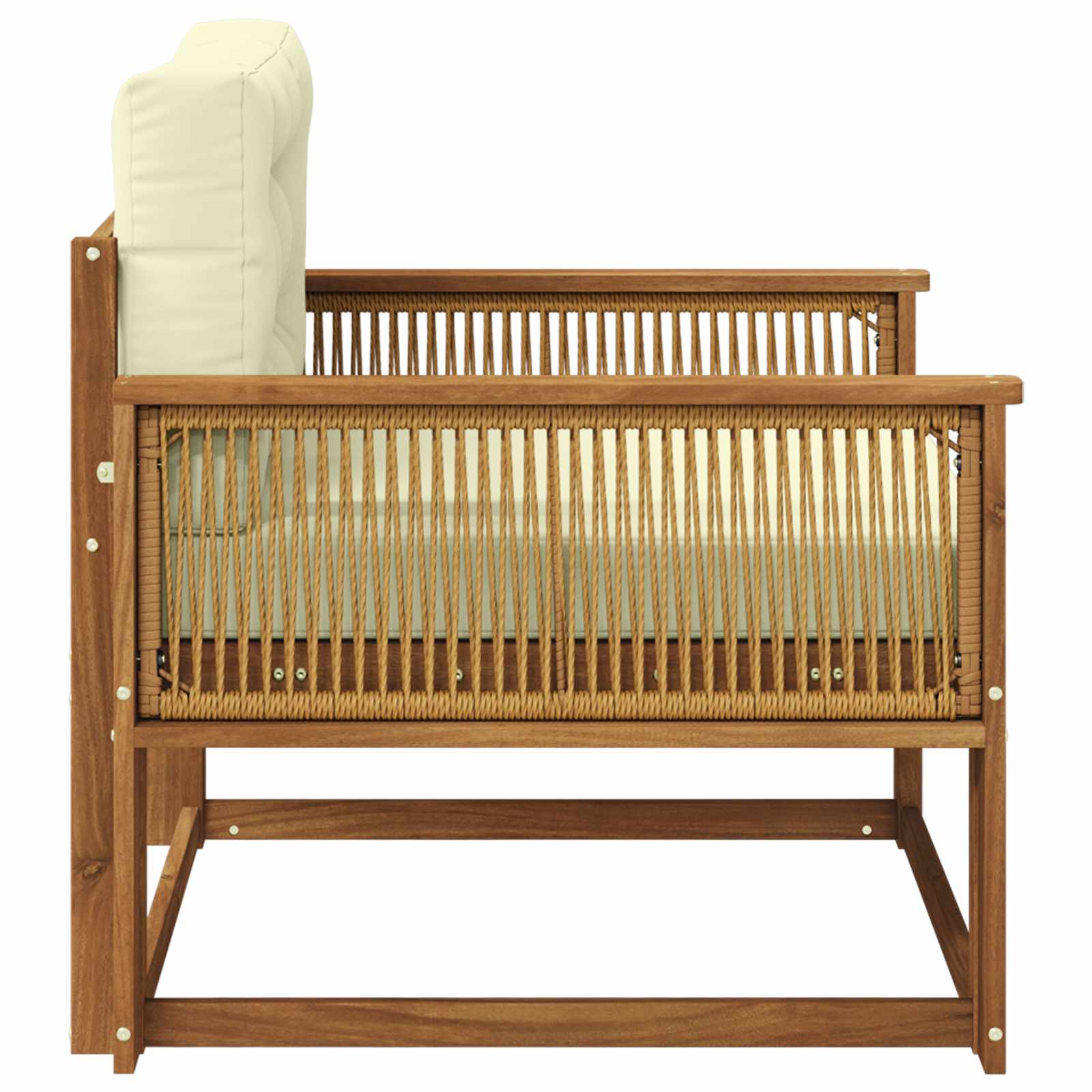 Sofa de milieu extérieur Bois d'Acacia Massif Naturel - XIOS