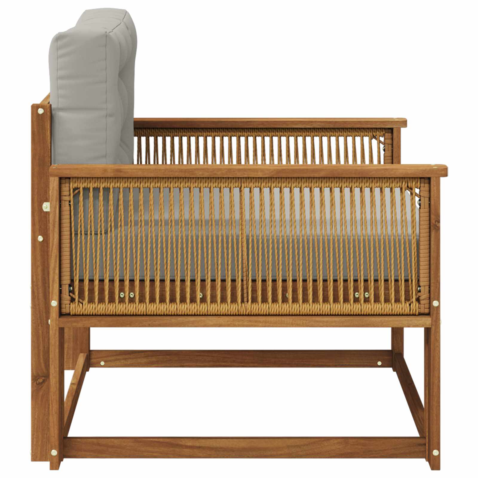 Sofa de milieu extérieur Bois d'Acacia Massif Naturel - XIOS