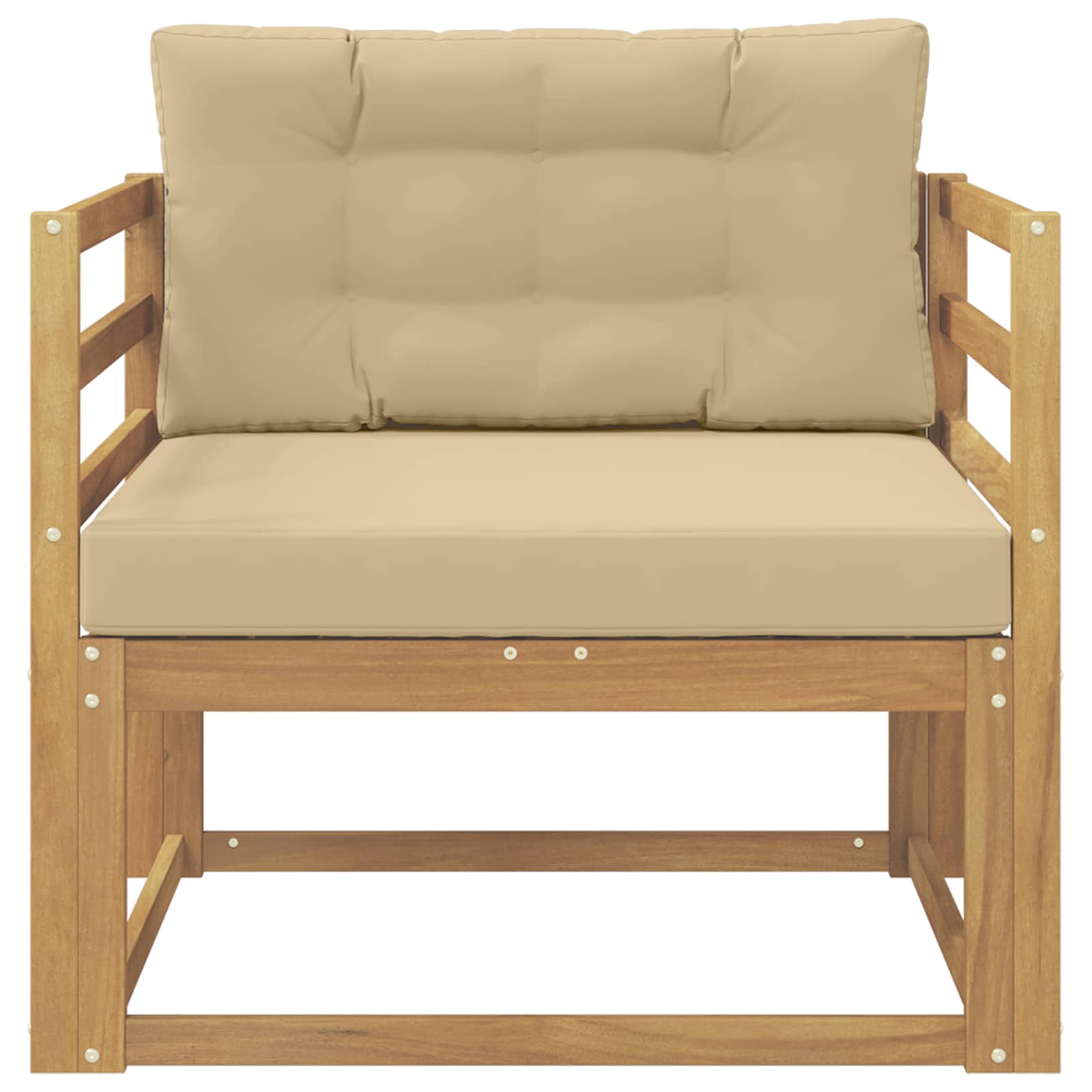 Sofa de milieu extérieur Polyester Blanc - XIOS
