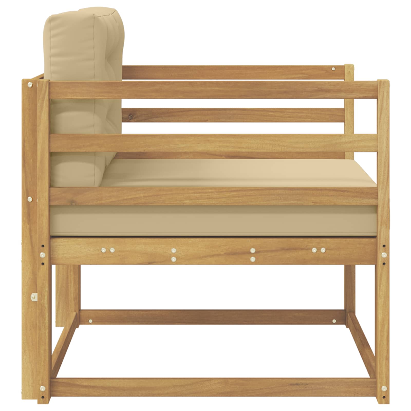 Sofa de milieu extérieur Polyester Blanc - XIOS