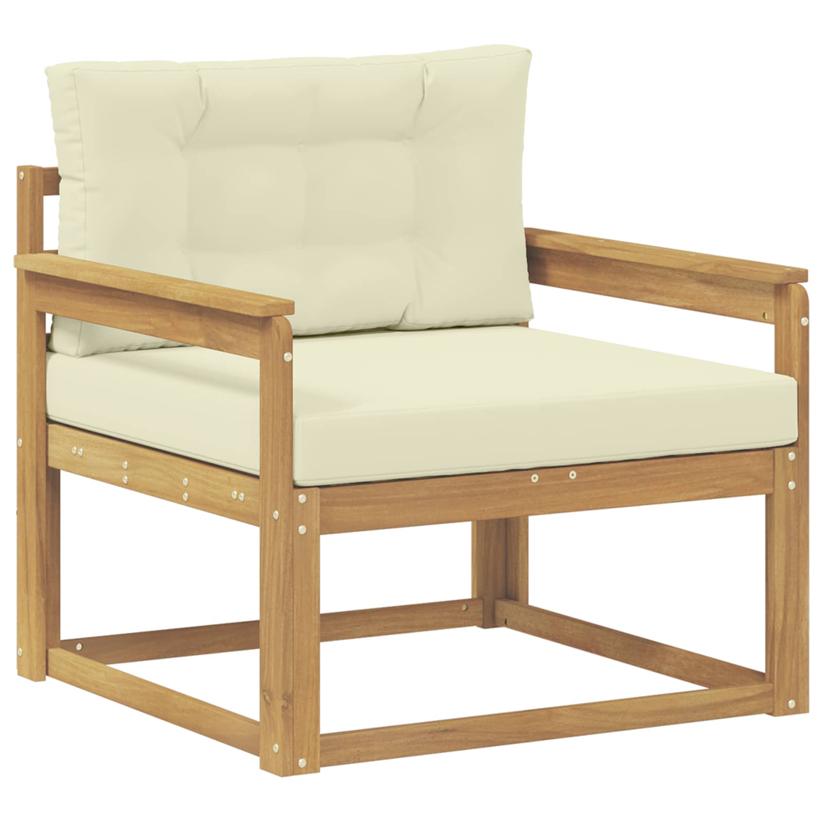 Sofa de milieu extérieur Polyester Blanc - XIOS