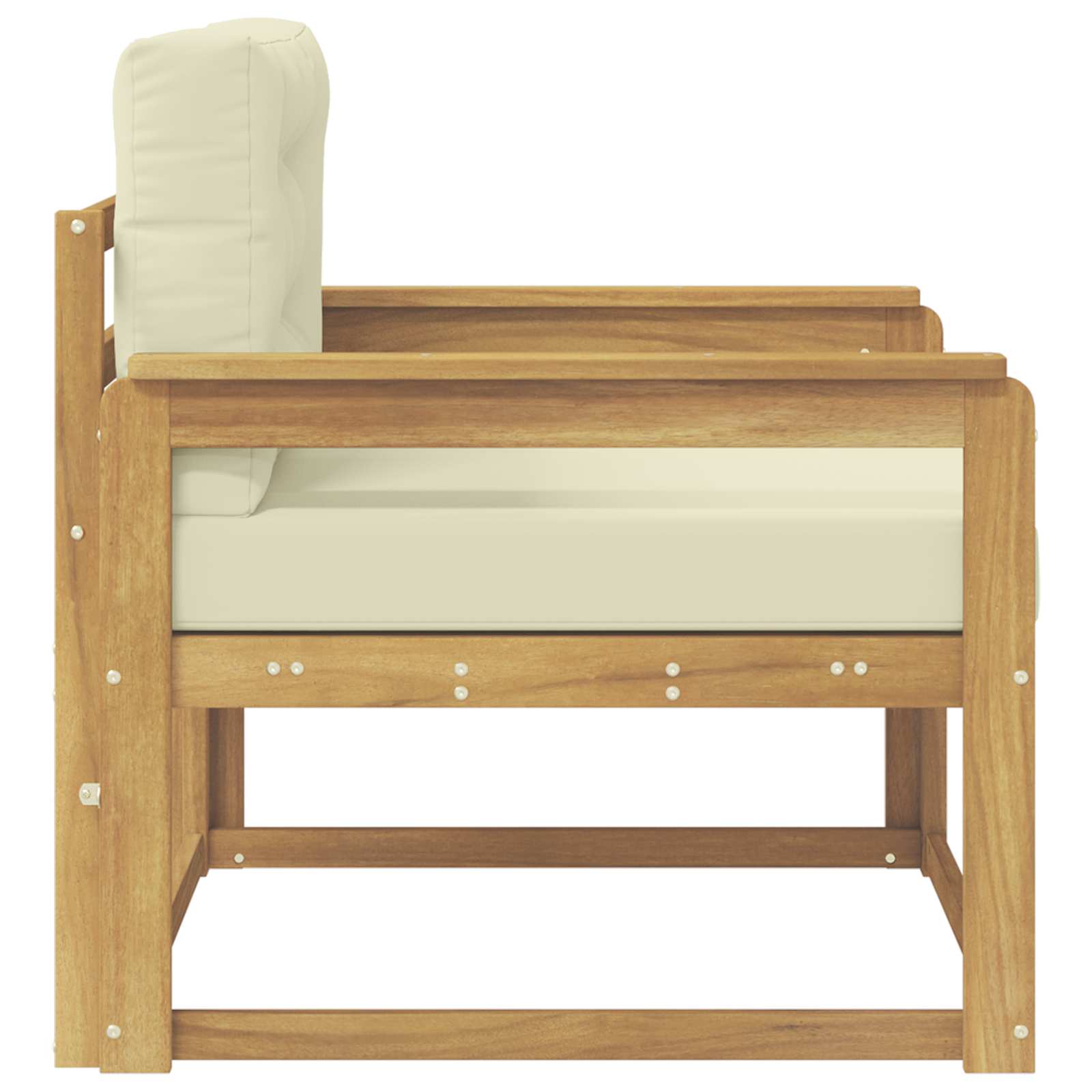 Sofa de milieu extérieur Polyester Blanc - XIOS