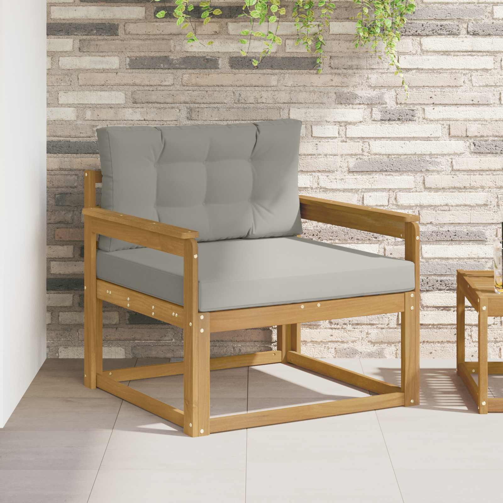 Sofa de milieu extérieur Polyester Blanc - XIOS