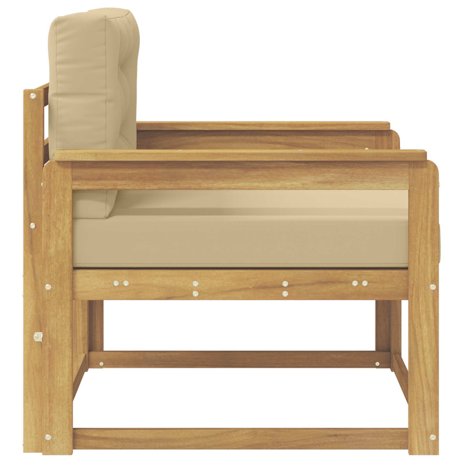 Sofa de milieu extérieur Polyester Blanc - XIOS
