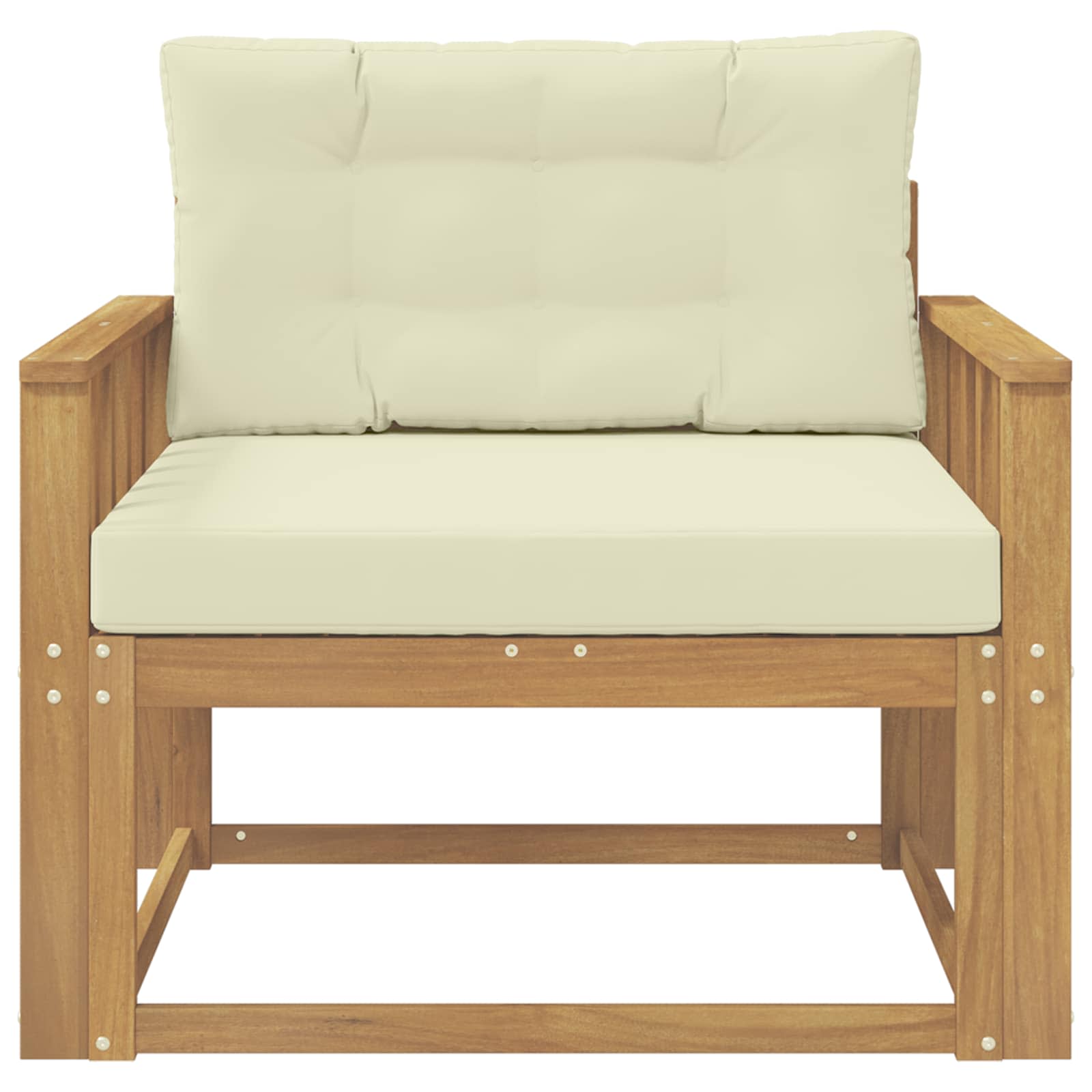 Sofa de milieu extérieur Polyester Blanc - XIOS