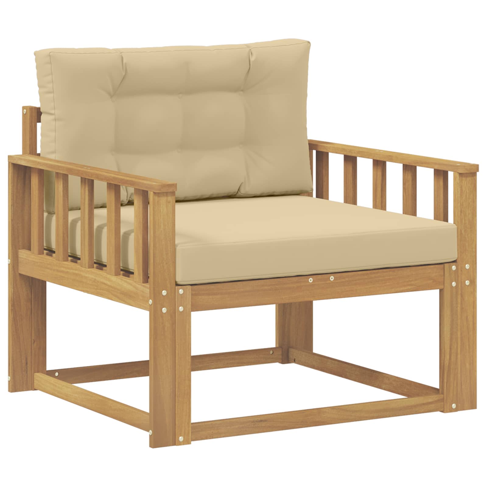 Sofa de milieu extérieur Polyester Blanc - XIOS