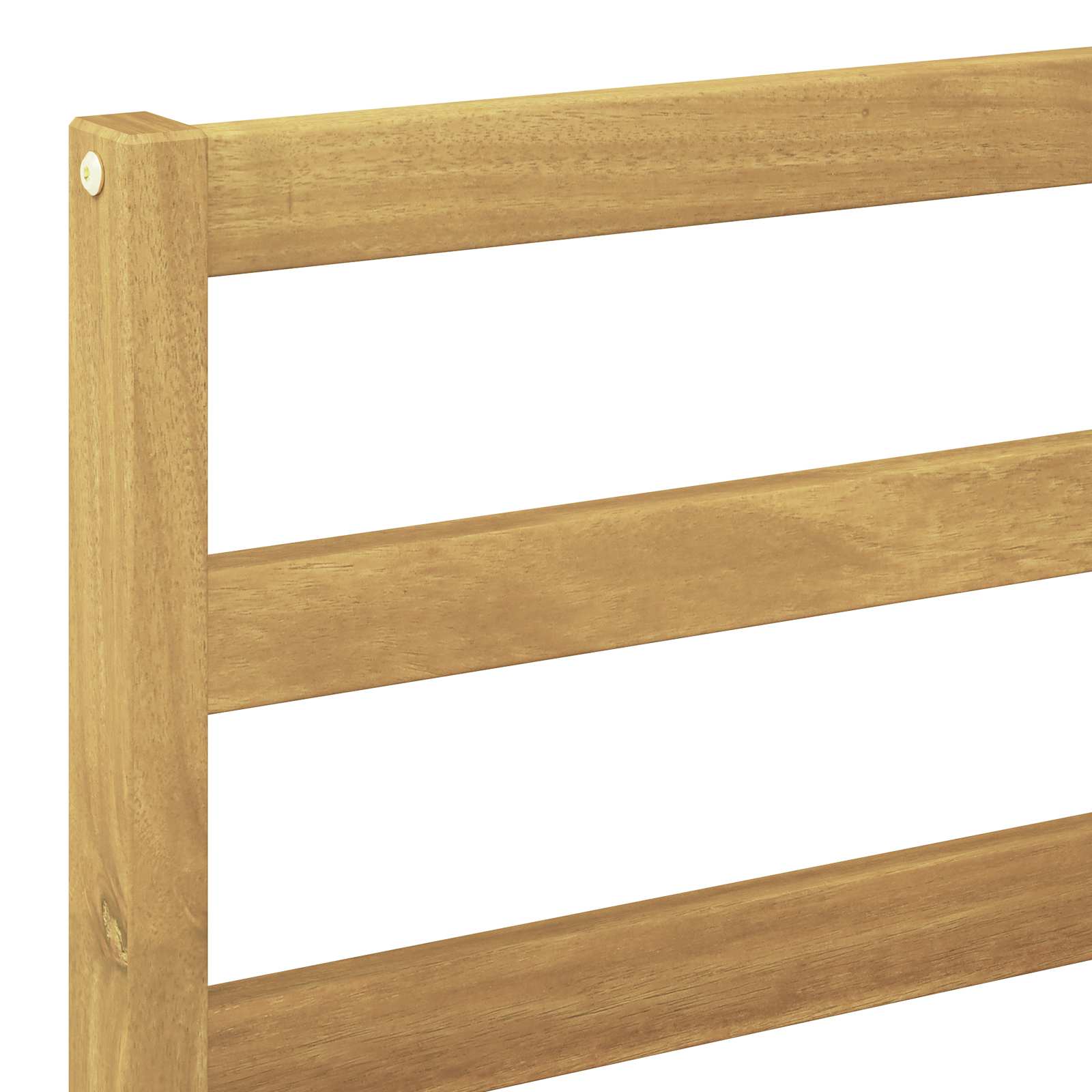 Sofa de milieu extérieur Bois d'Acacia Massif Blanc - XIOS