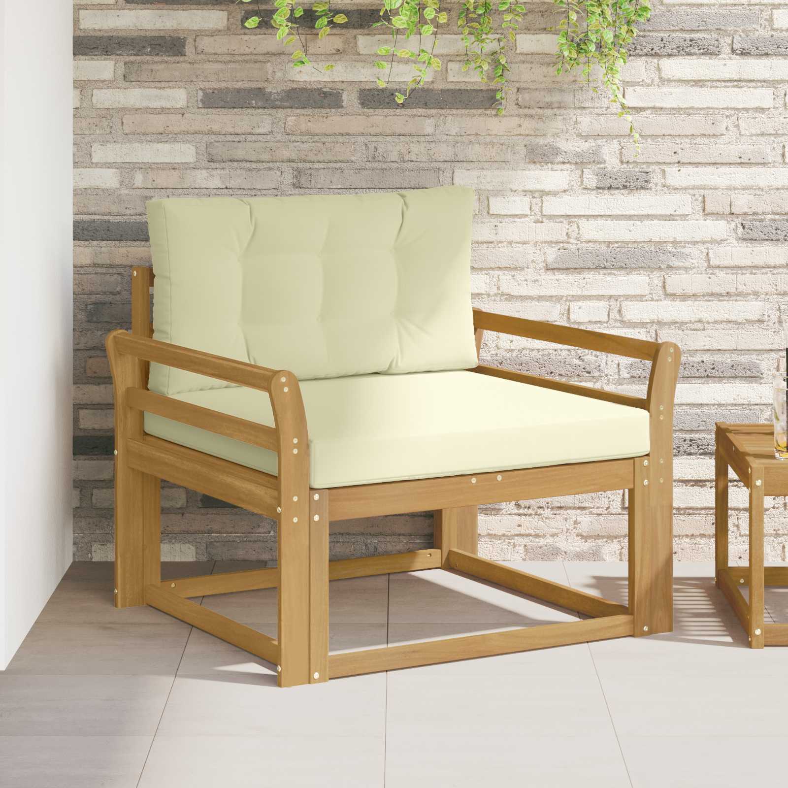 Sofa de milieu extérieur Polyester Blanc - XIOS