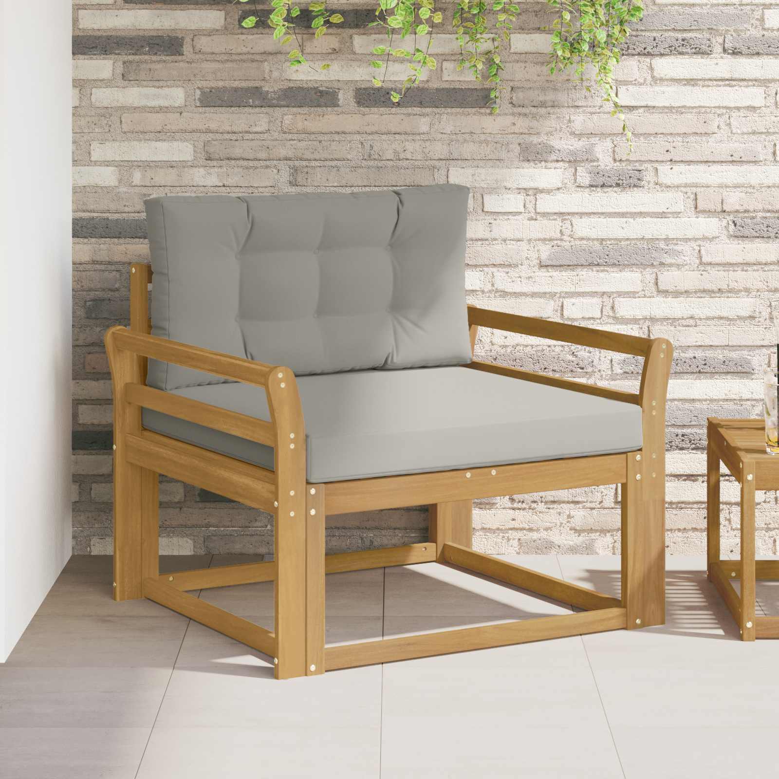 Sofa de milieu extérieur Polyester Blanc - XIOS