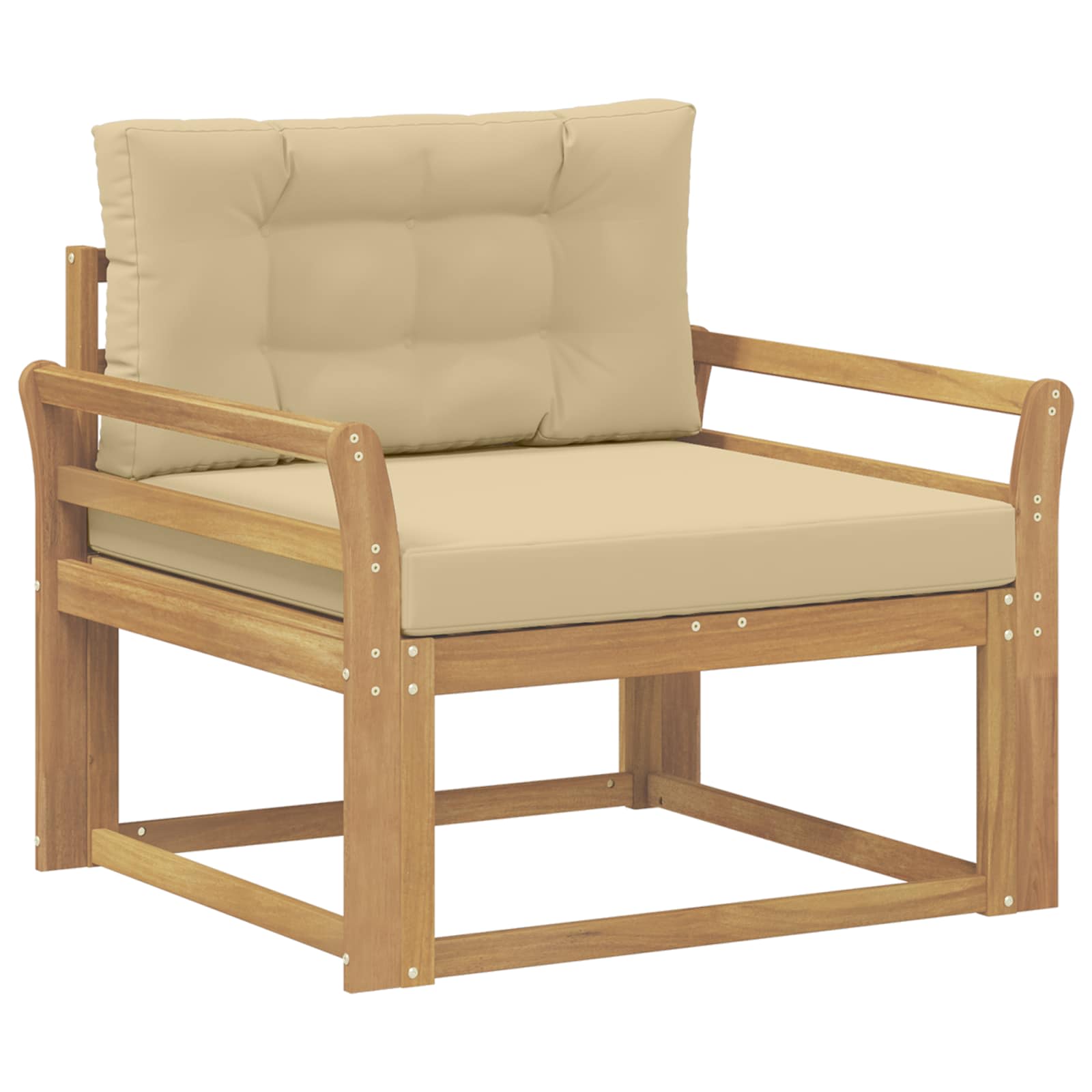 Sofa de milieu extérieur Polyester Blanc - XIOS