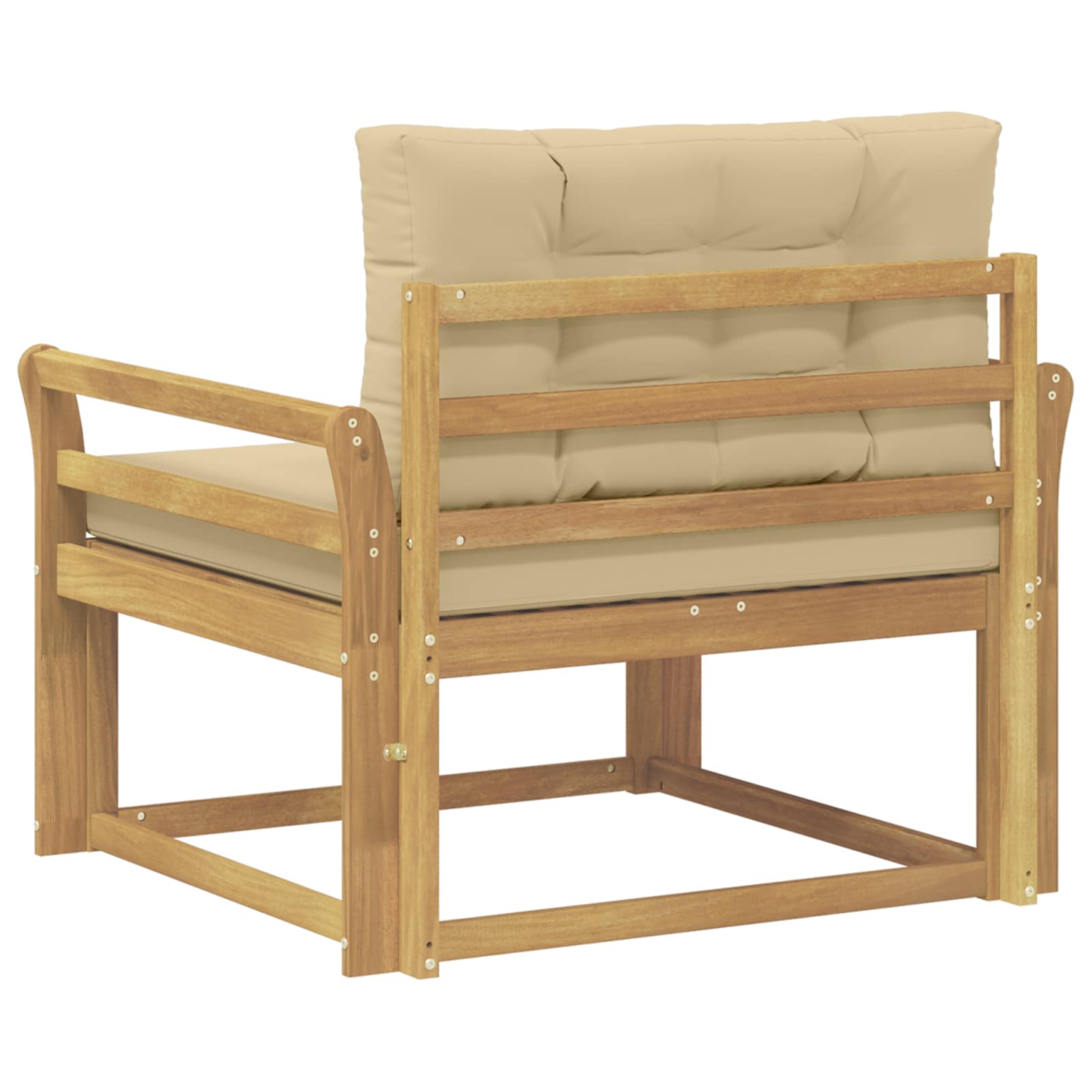 Sofa de milieu extérieur Polyester Blanc - XIOS