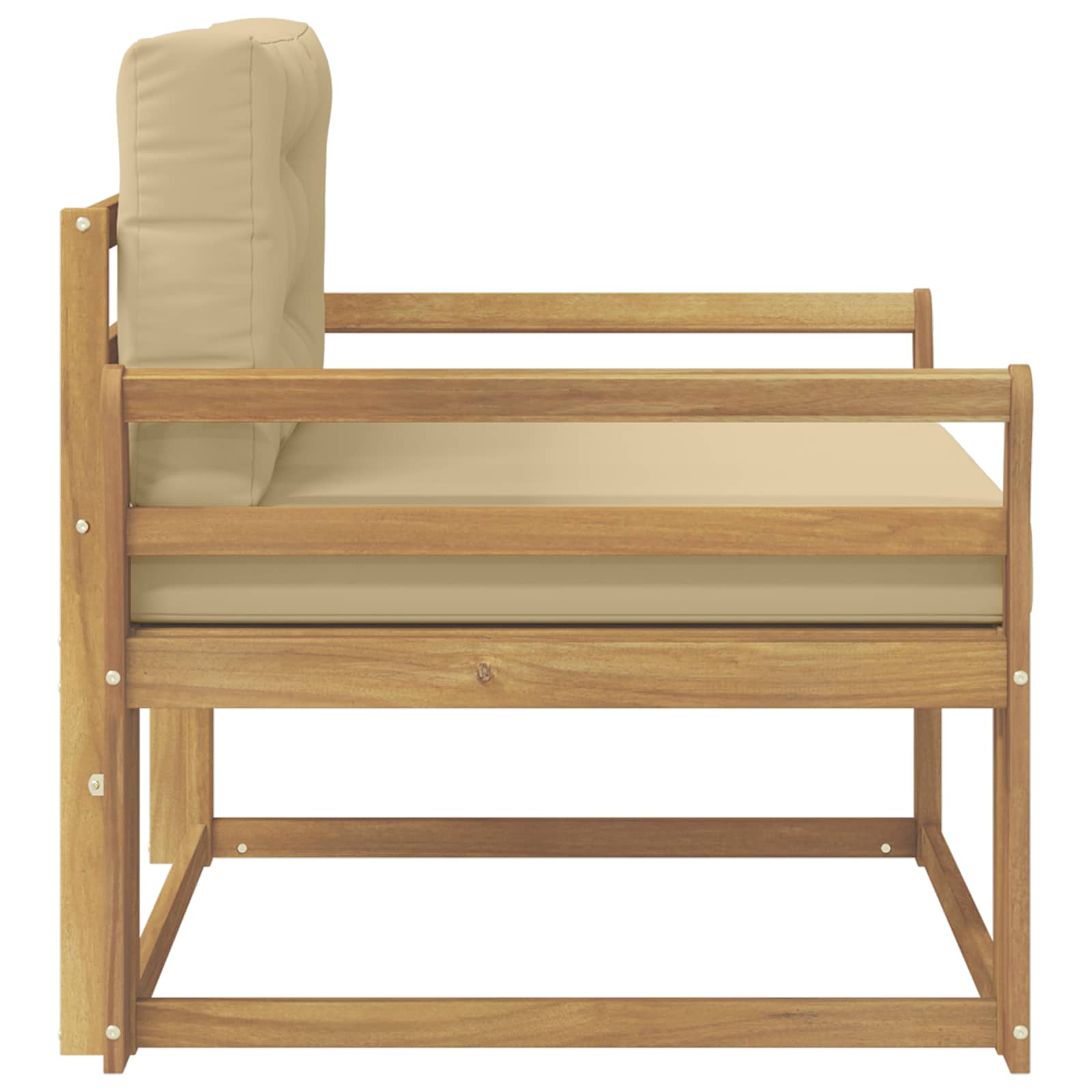 Sofa de milieu extérieur Polyester Blanc - XIOS