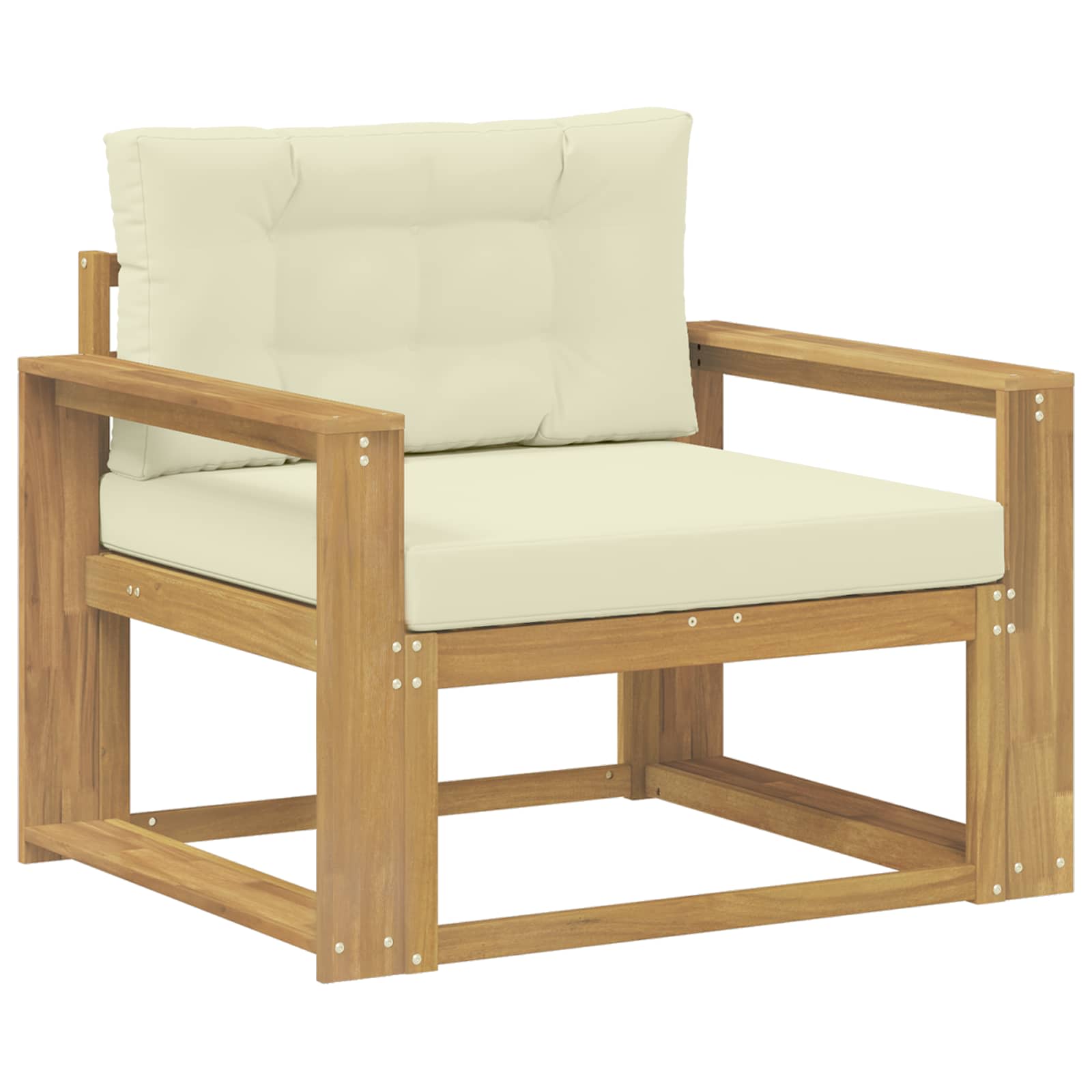 Sofa de milieu extérieur Polyester Blanc - XIOS