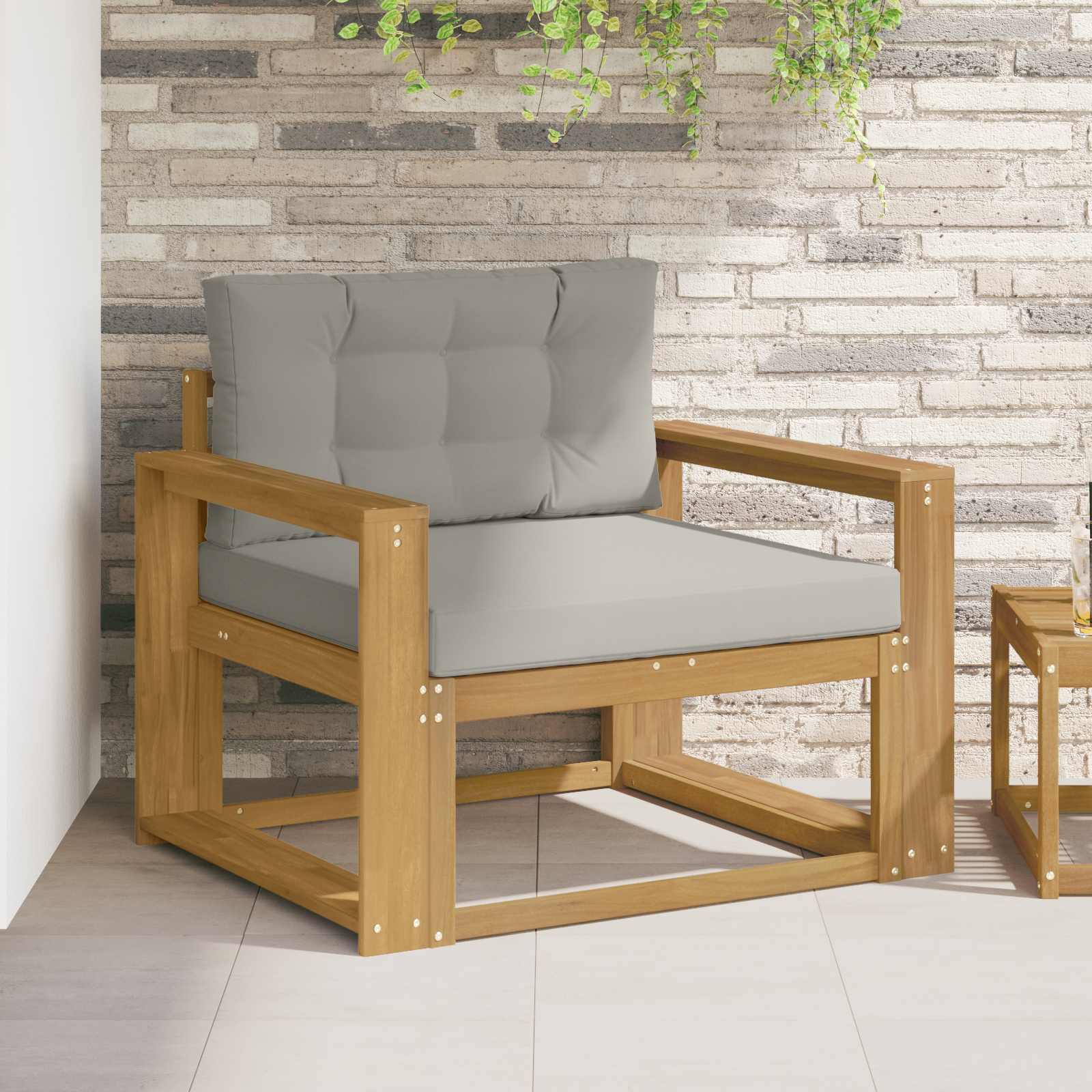Sofa de milieu extérieur Polyester Blanc - XIOS