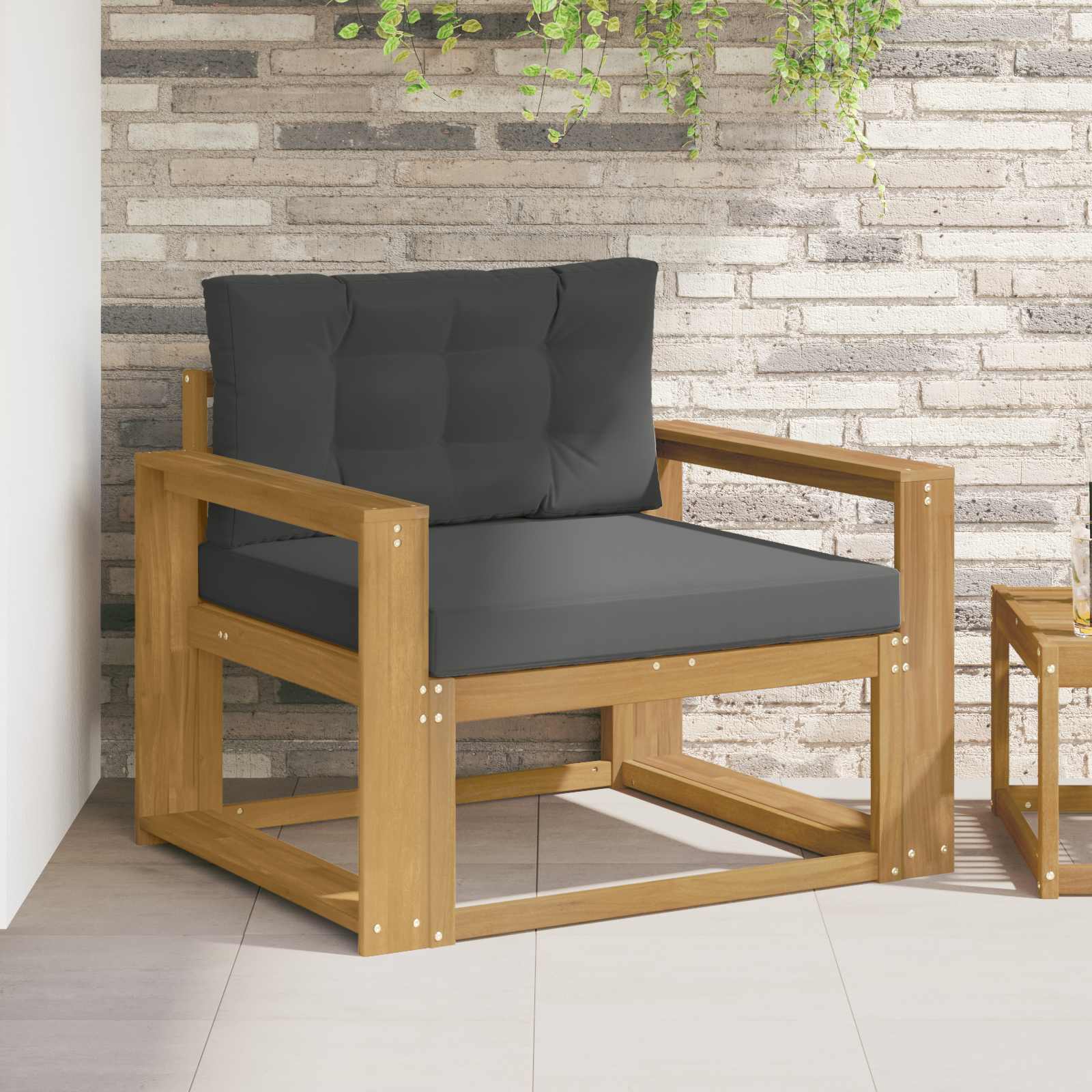 Sofa de milieu extérieur Polyester Blanc - XIOS