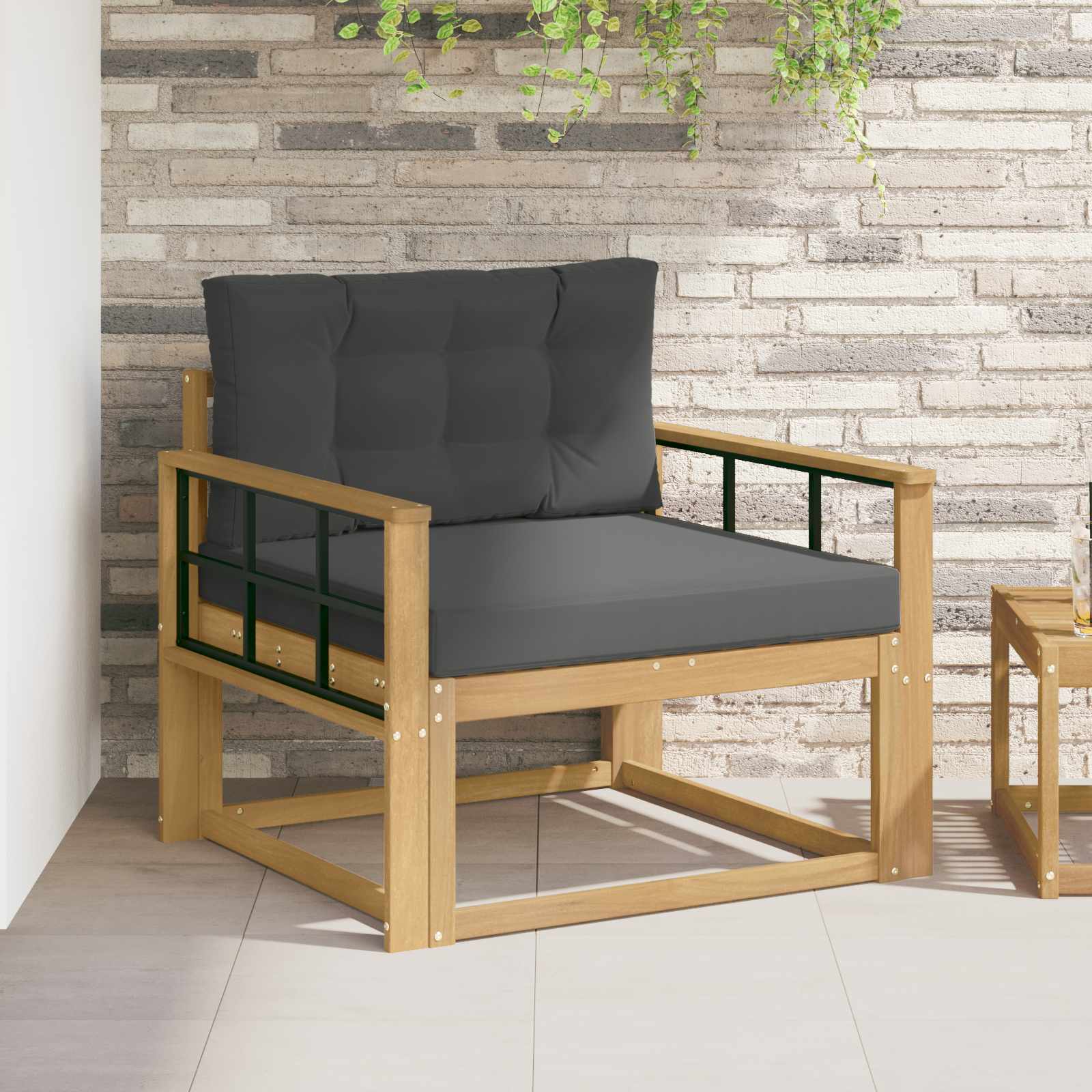 Sofa de milieu extérieur Polyester Blanc - XIOS