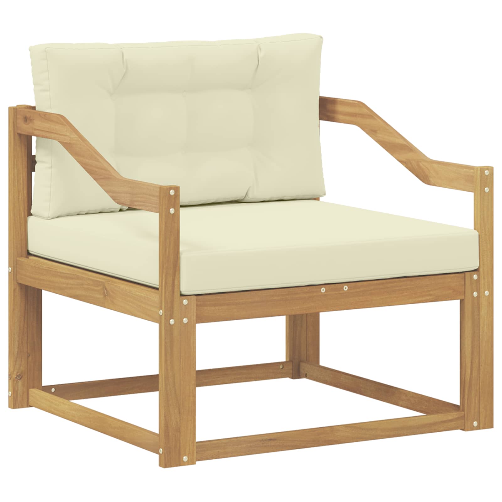 Sofa de milieu extérieur Polyester Blanc - XIOS