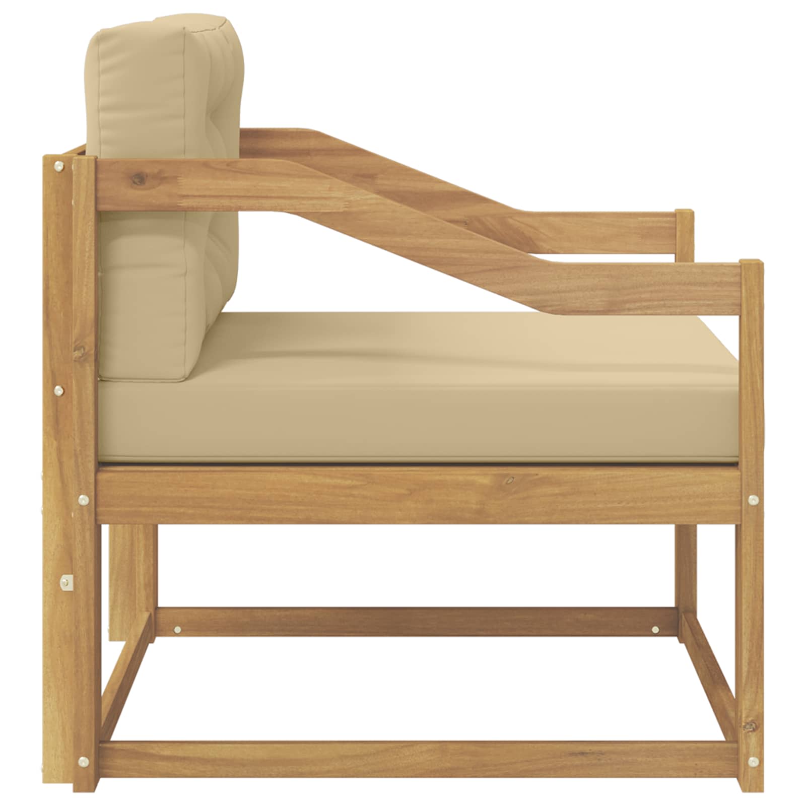 Sofa de milieu extérieur Polyester Blanc - XIOS