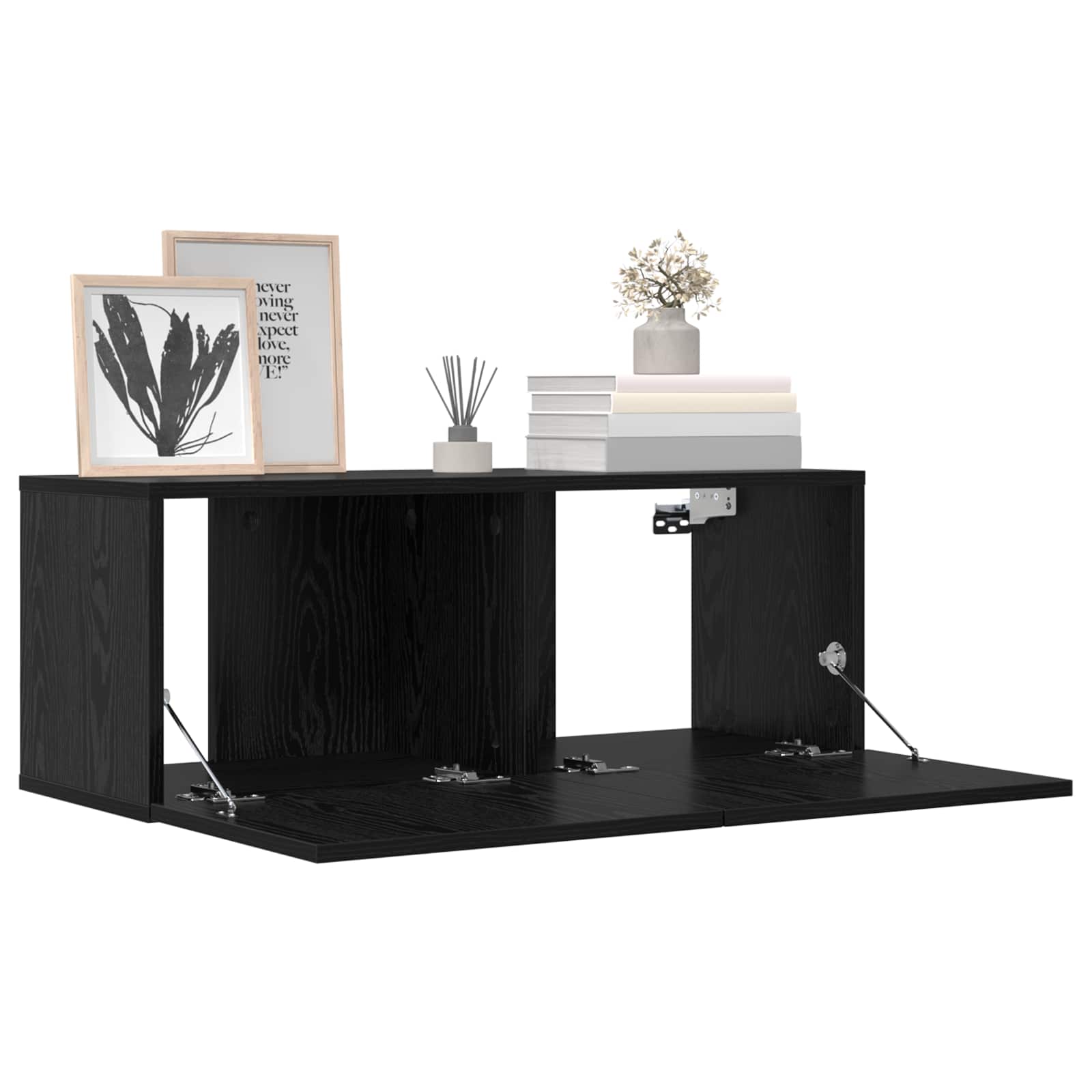 Ensemble meuble TV 8 pcs 80 x 30 x 30 cm Chêne noir - XIOS