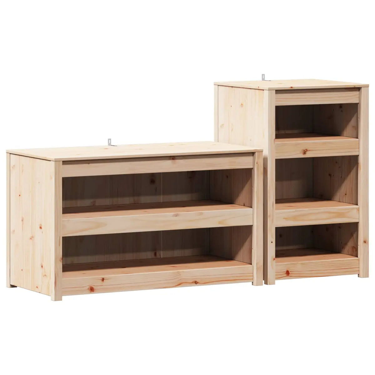 Meuble de cuisine d’extérieur MEPPEL 2 pc Douglas Naturel - XIOS