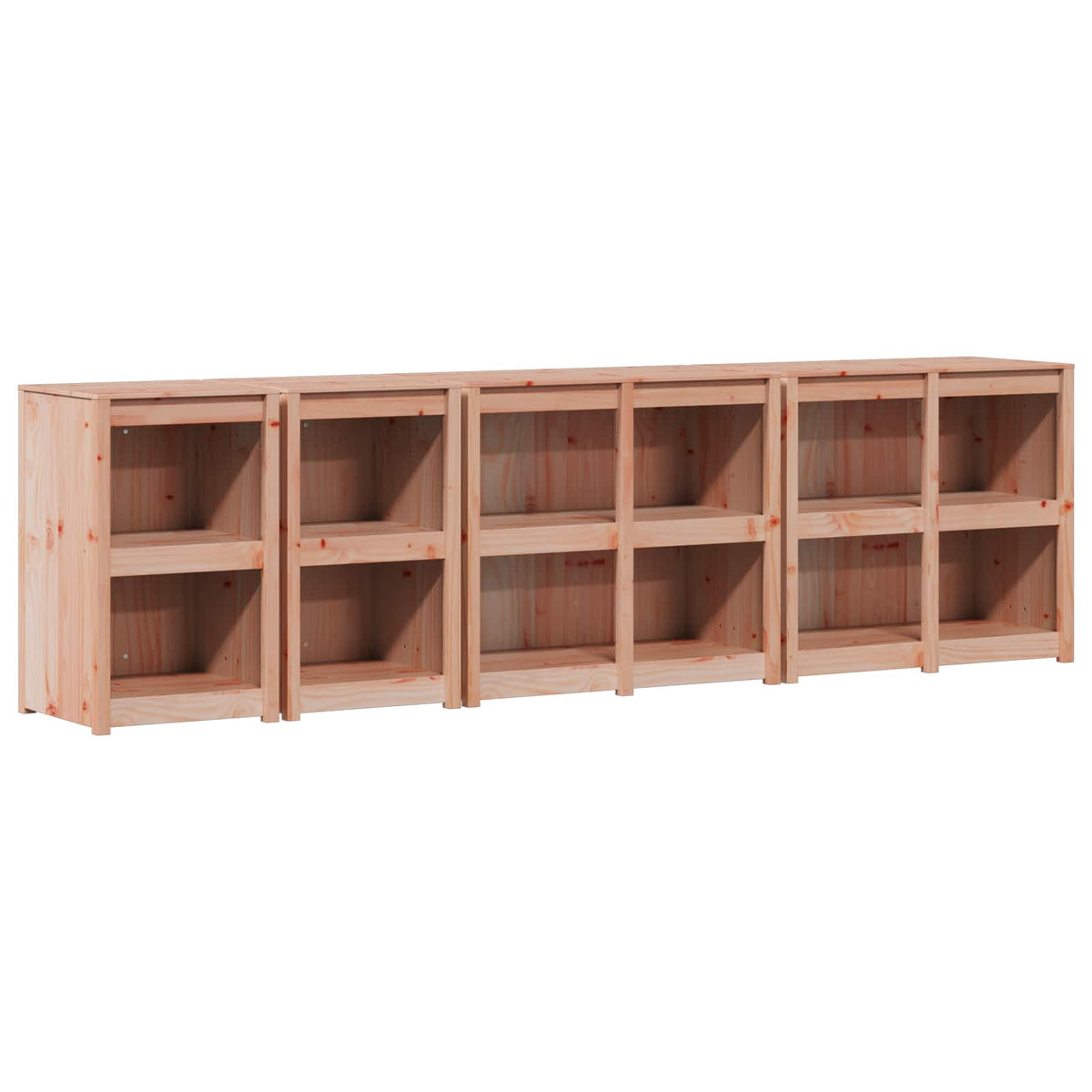 Meuble de cuisine d'extérieur MEPPEL 4 pc Douglas Naturel