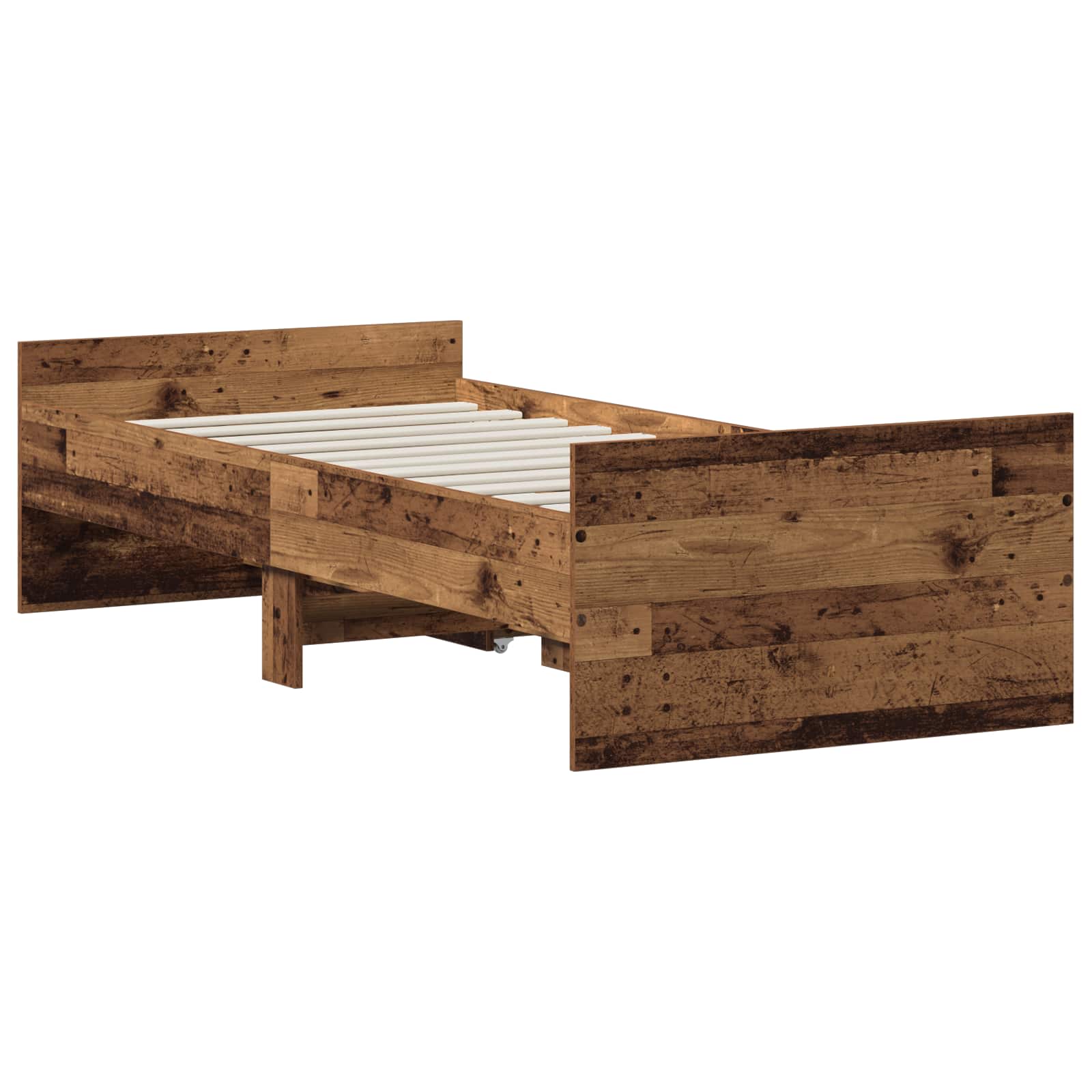 Cadre de lit Bois ancien 100 x 200 cm Bois d'ingénierie