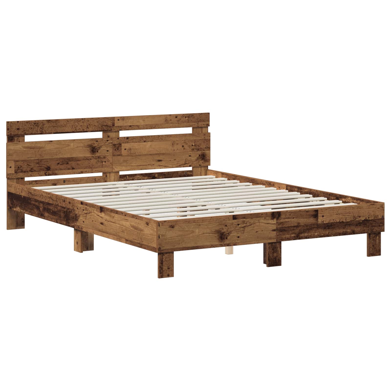 Cadre de lit Bois ancien 120 x 190 cm Bois d'ingénierie