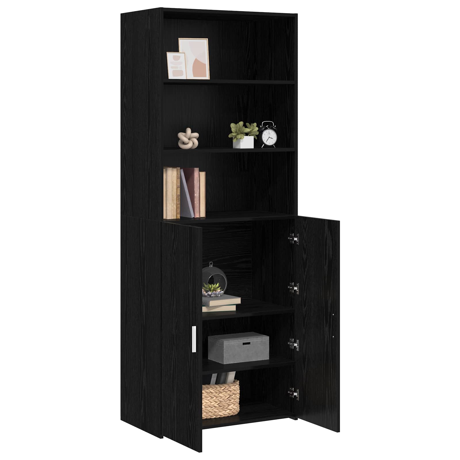 Haut Armoire Chêne noir 70 x 42,5 x 185 cm Bois d'ingénierie - XIOS