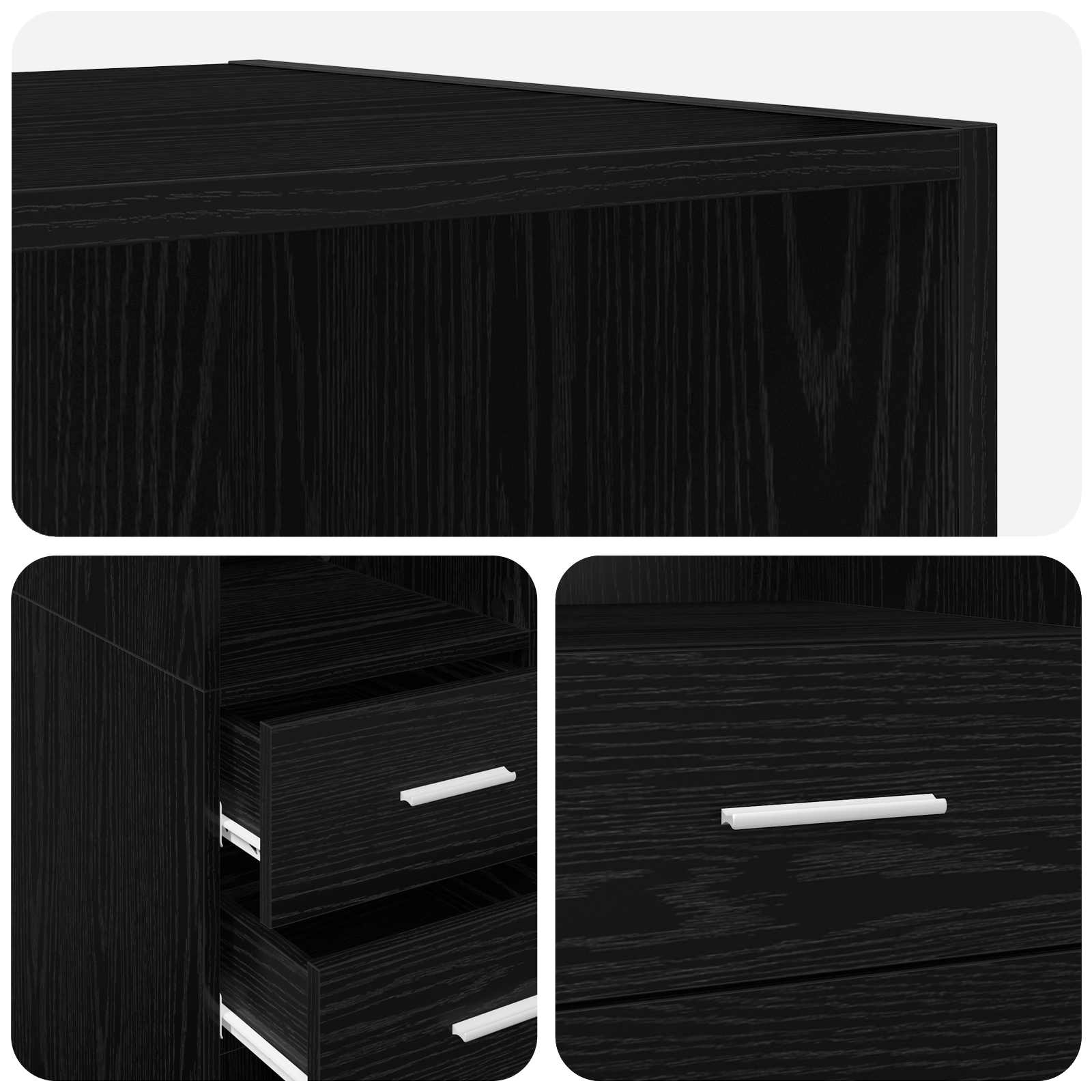 Bibliothèque Chêne noir 30 x 42.4 x 185.2 cm - XIOS