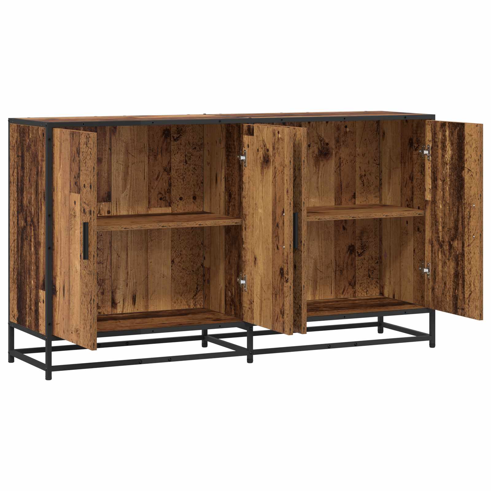 Buffet Bois ancien 134 x 35 x 76 cm Bois d'ingénierie