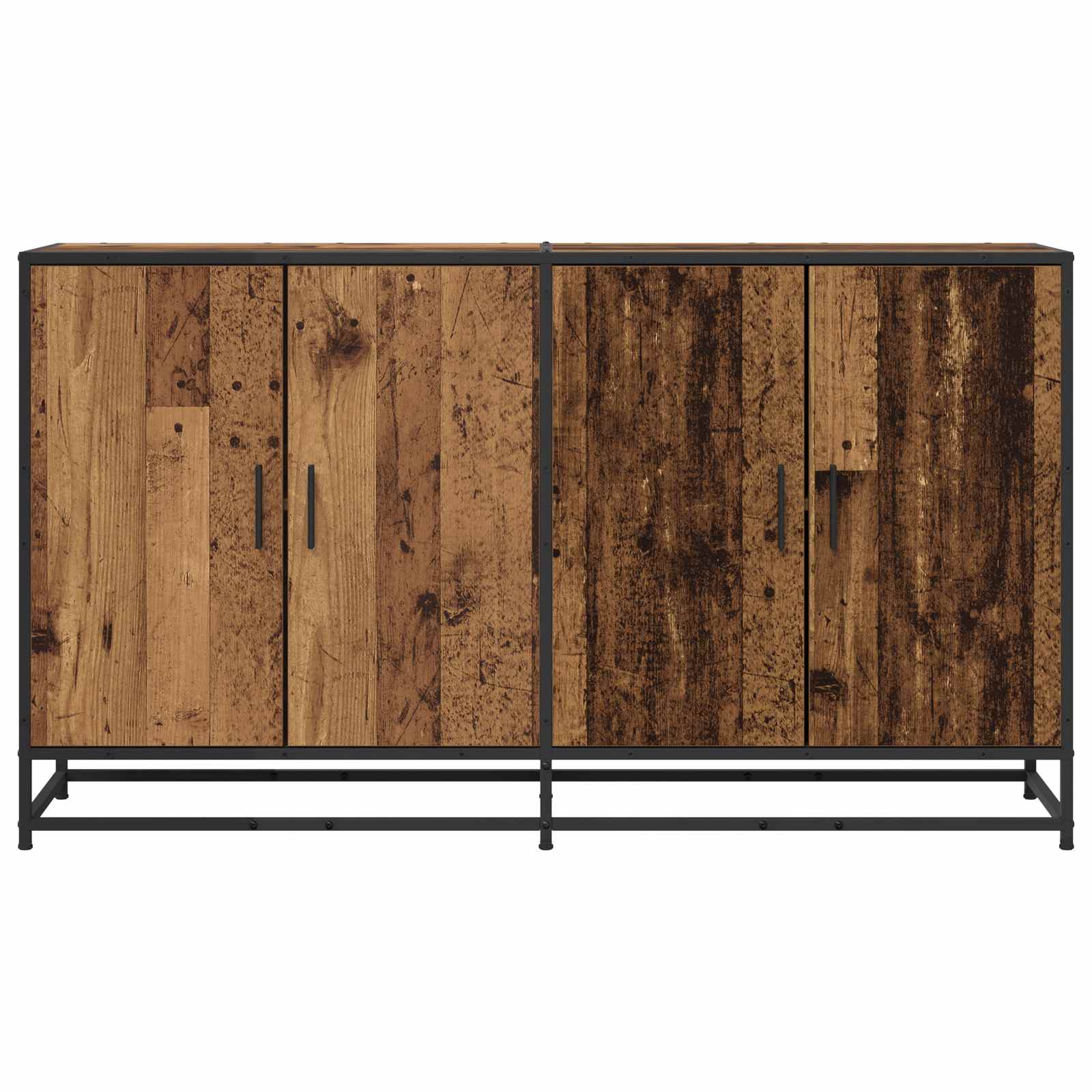 Buffet Bois ancien 134 x 35 x 76 cm Bois d'ingénierie