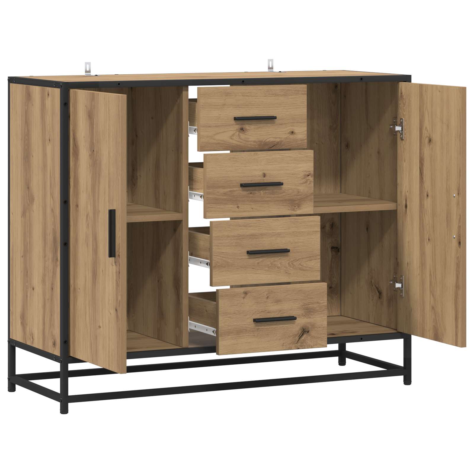 Buffet Chêne artisanal 92 x 35 x 76 cm Bois d'ingénierie