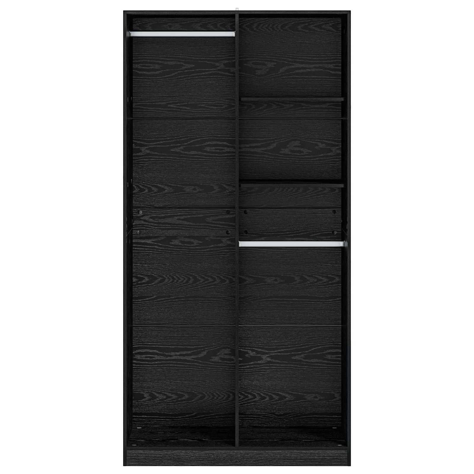 Armoire Chêne noir 100 x 50 x 200 cm Bois d'ingénierie - XIOS